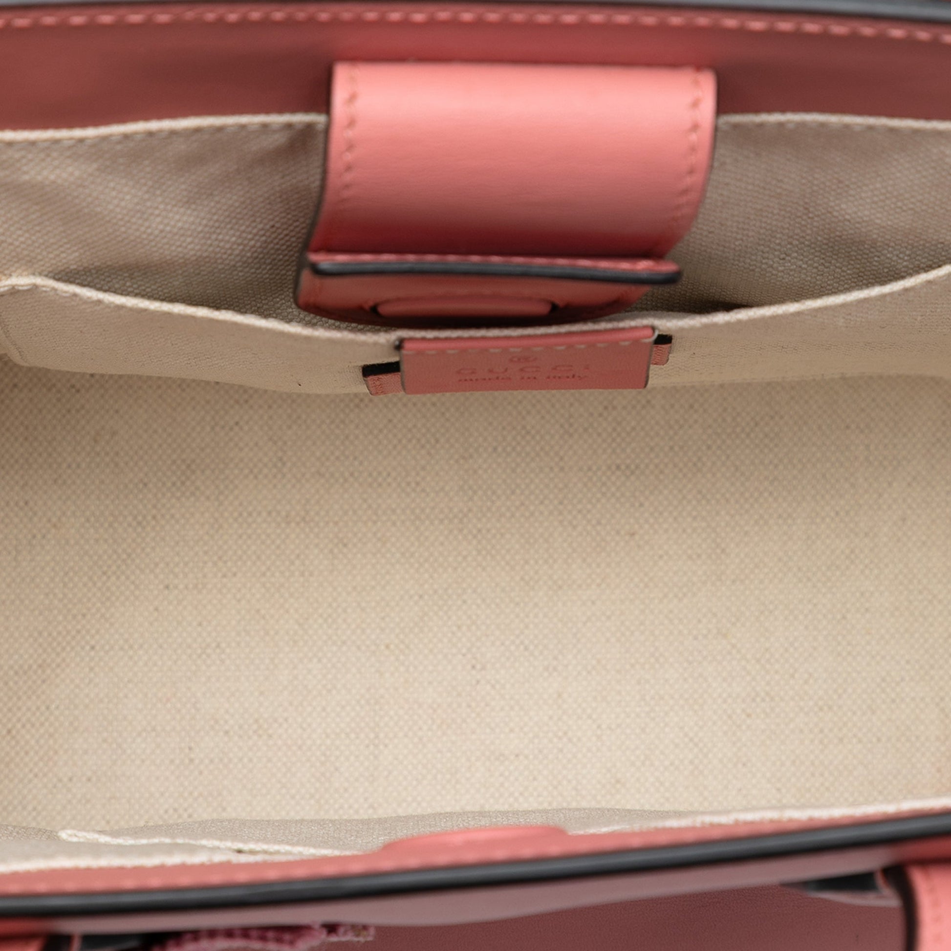 Gucci Leather GG Ribbon Satchel