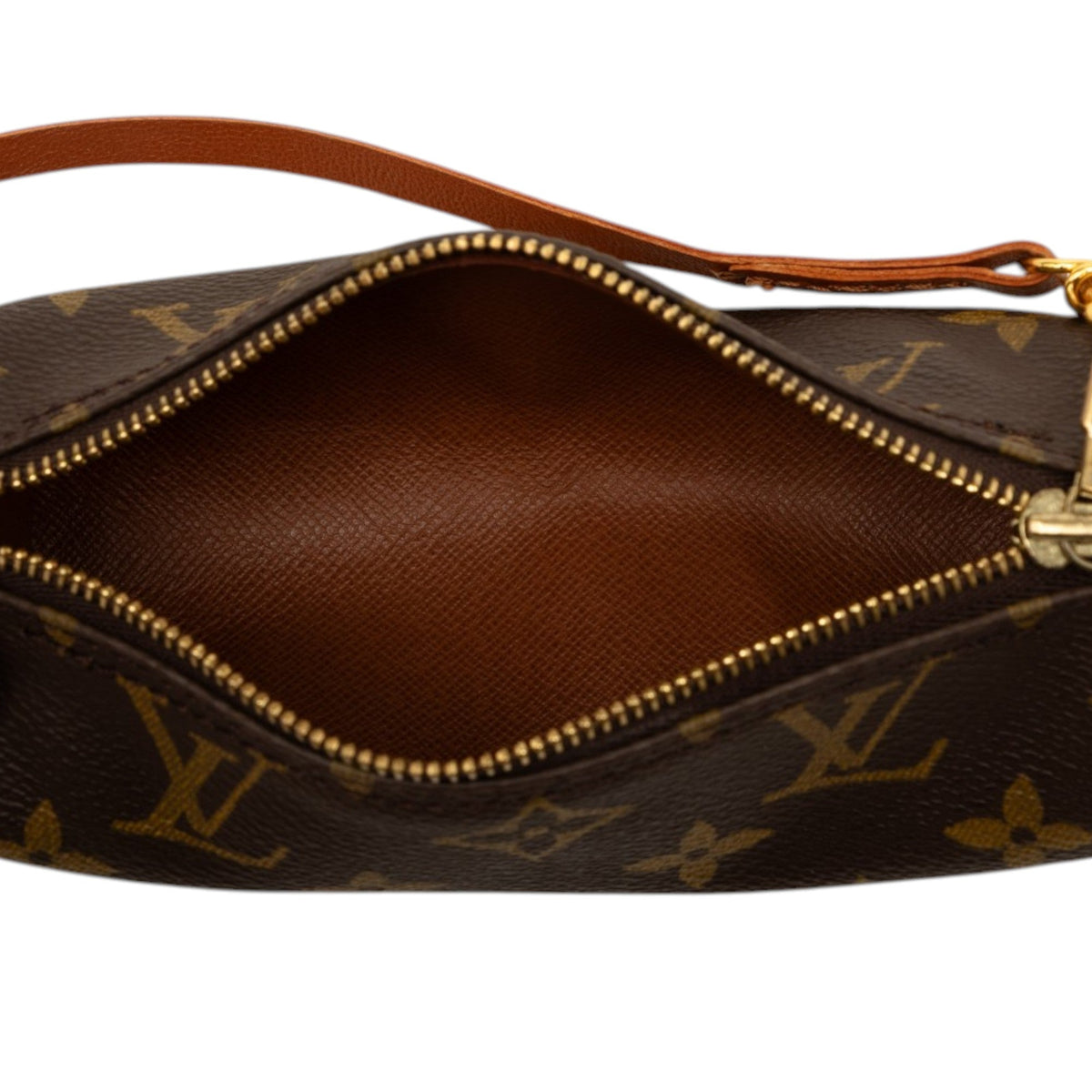 Louis Vuitton Monogram Papillon Pochette — Brown
