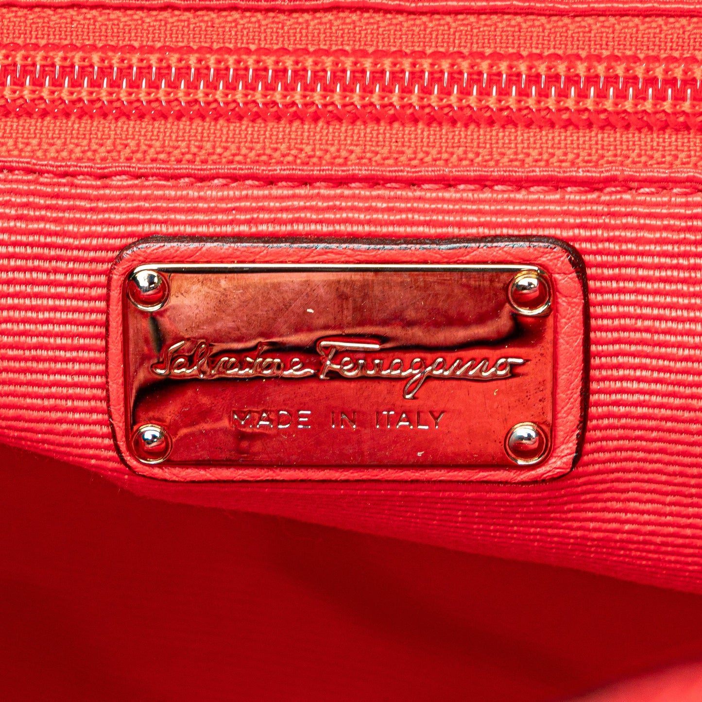 Ferragamo Nylon Vara Shoes Satchel
