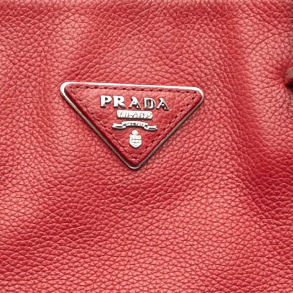 Prada Vitello Daino Drawstring Tote