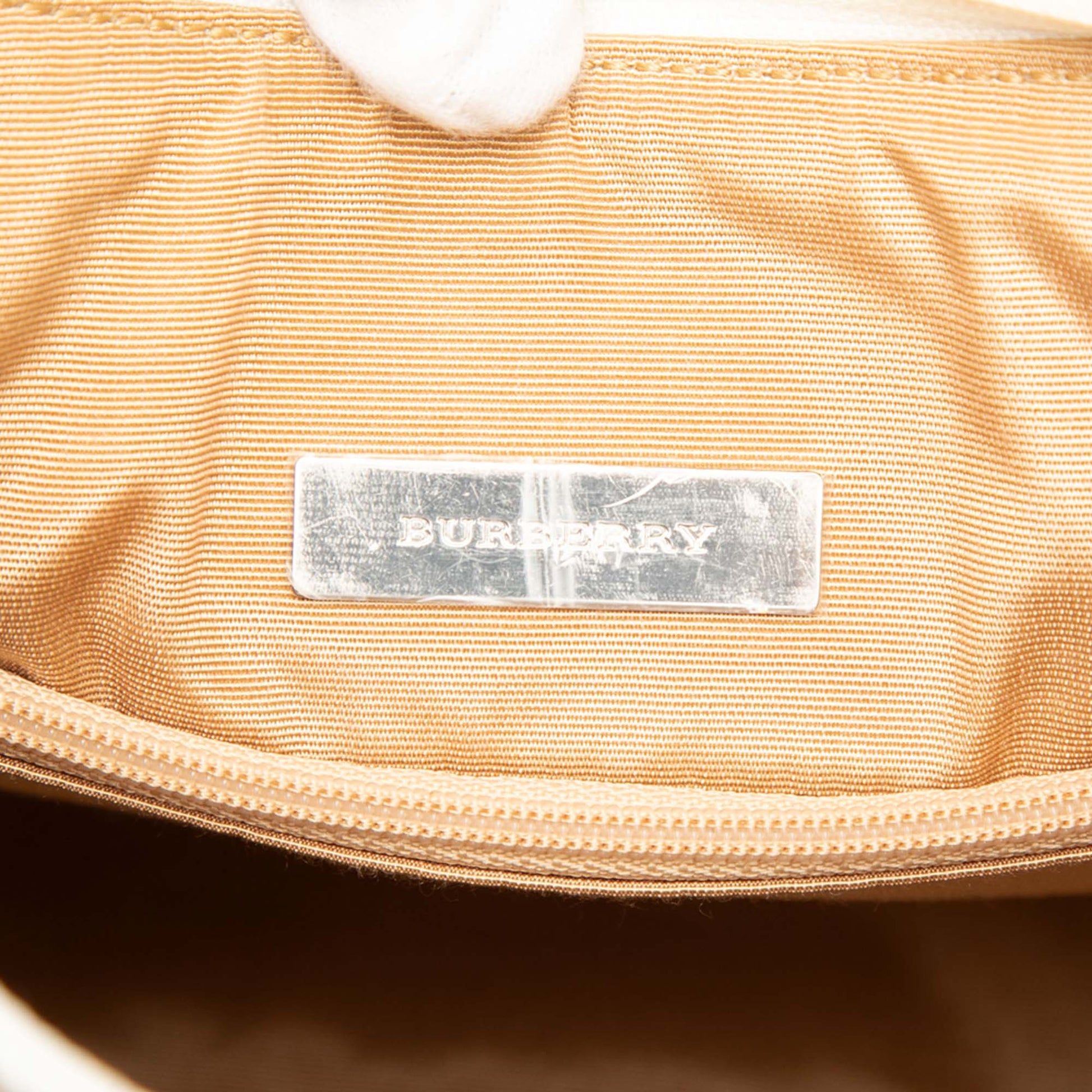 Burberry Nova Check Canvas Shoulder Bag