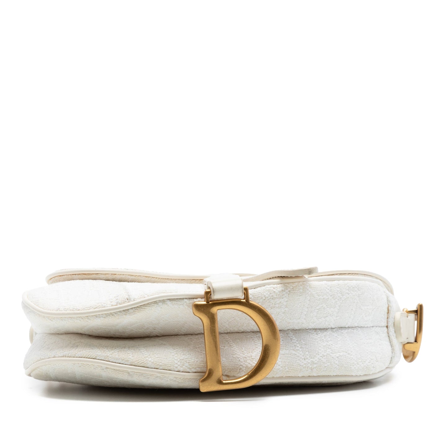 Dior Mini Oblique Embroidered Canvas Saddle Bag