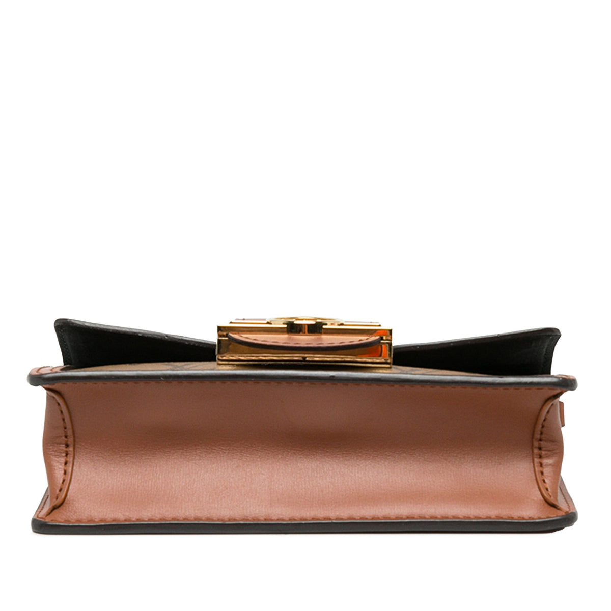 Louis Vuitton Monogram Reverse Dauphine Wallet on Chain — Brown
