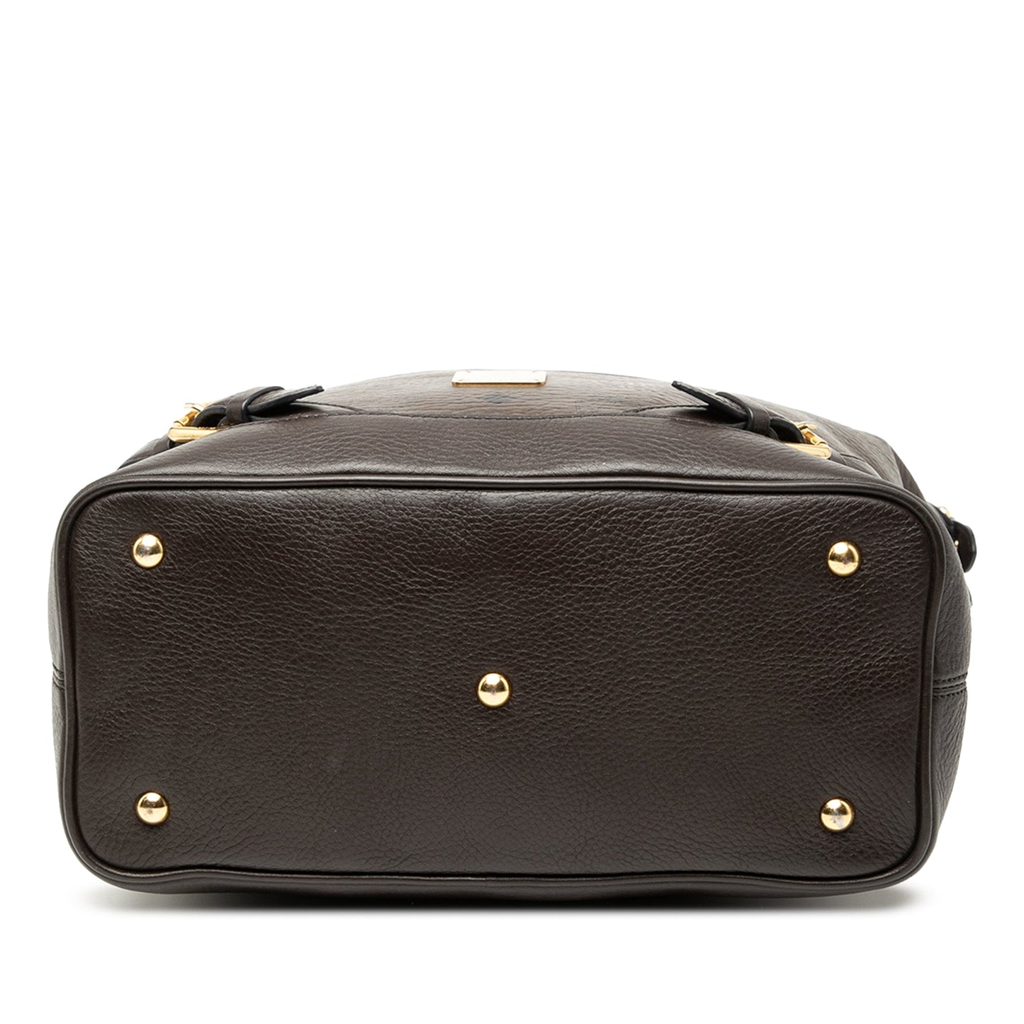 MCM Visetos Coated Canvas Satchel