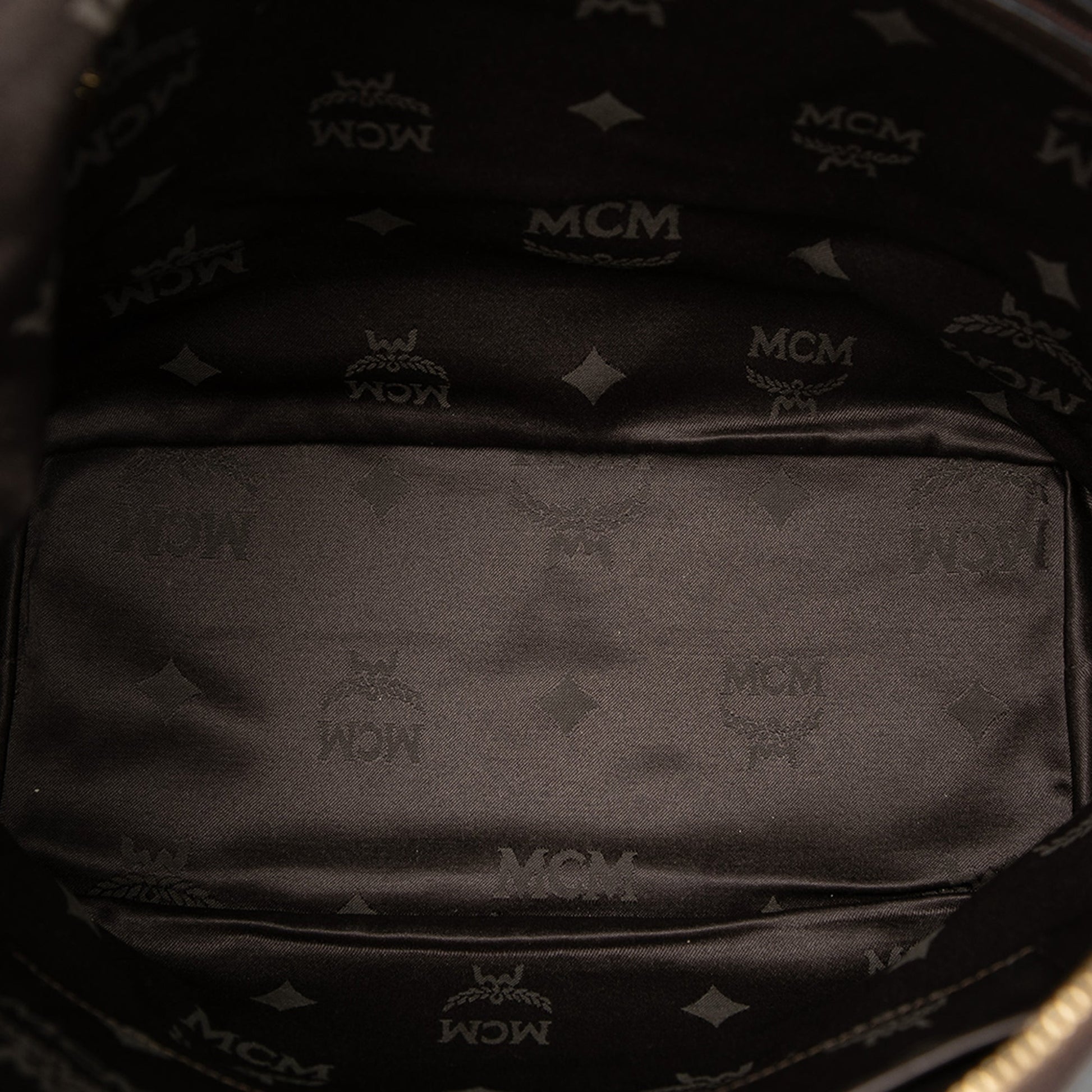 MCM Visetos Coated Canvas Satchel