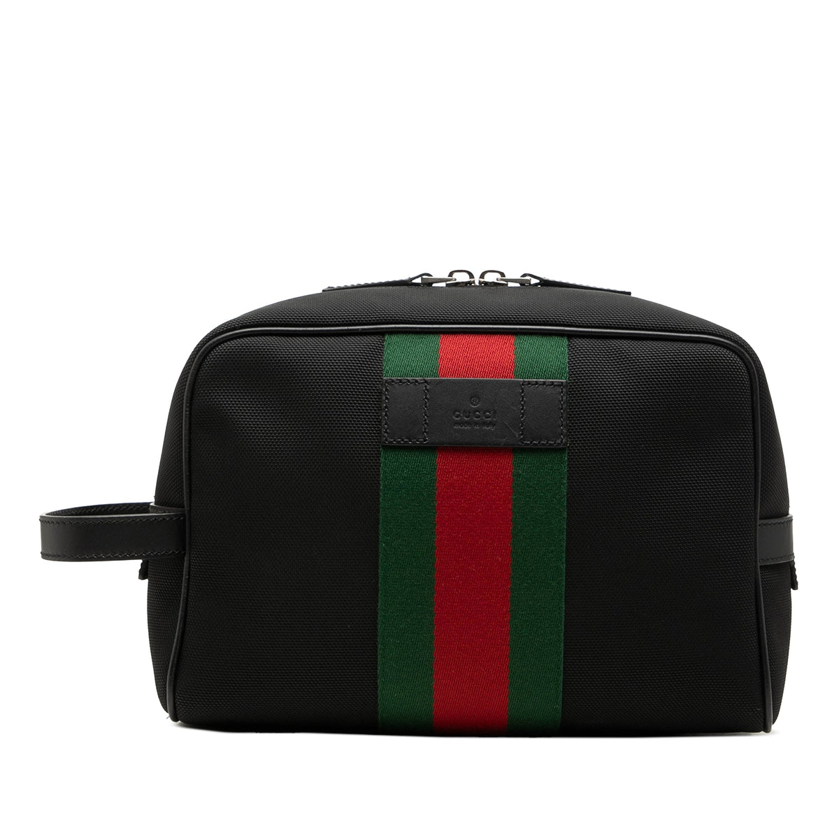 Gucci Techno Canvas Web Clutch
