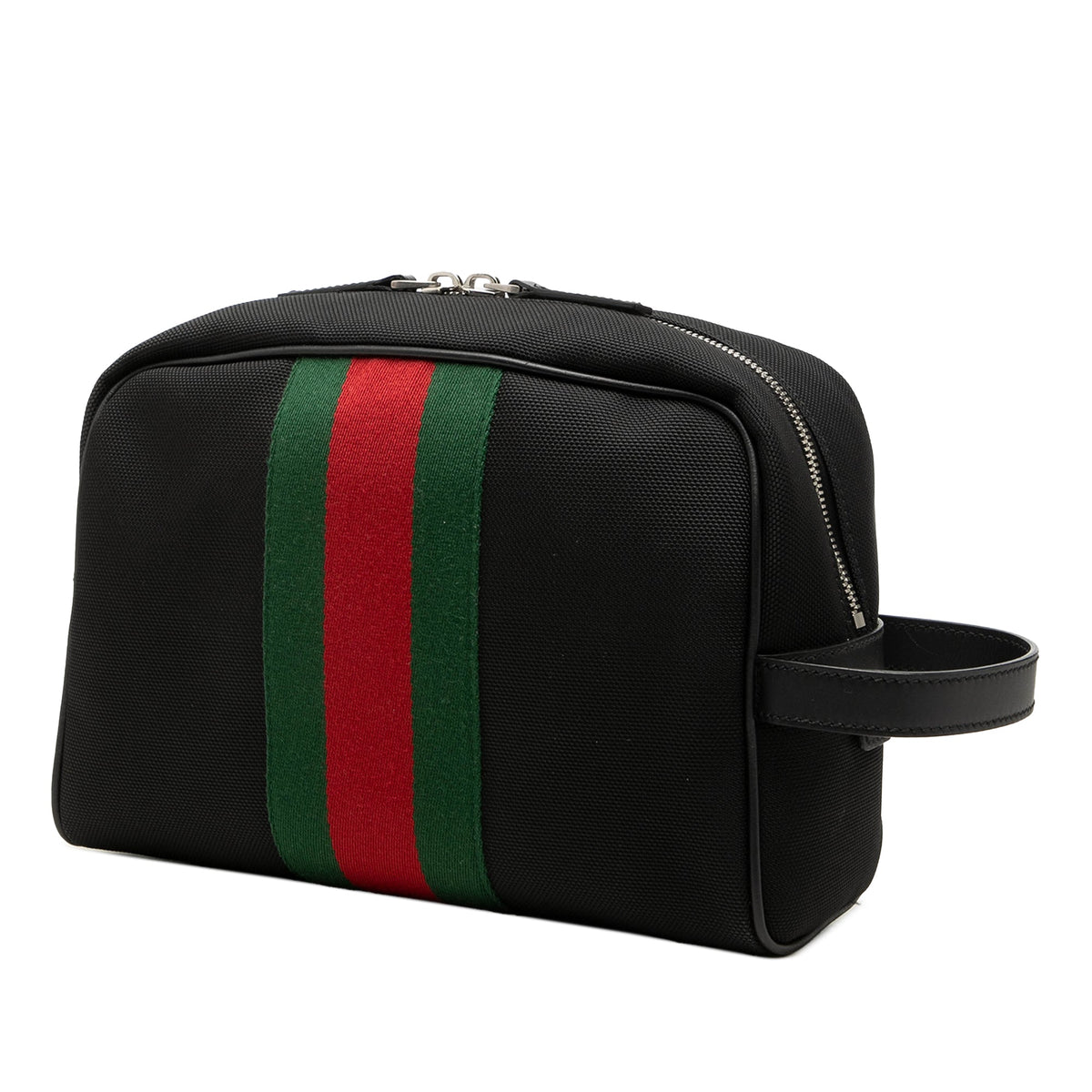 Gucci Techno Canvas Web Clutch