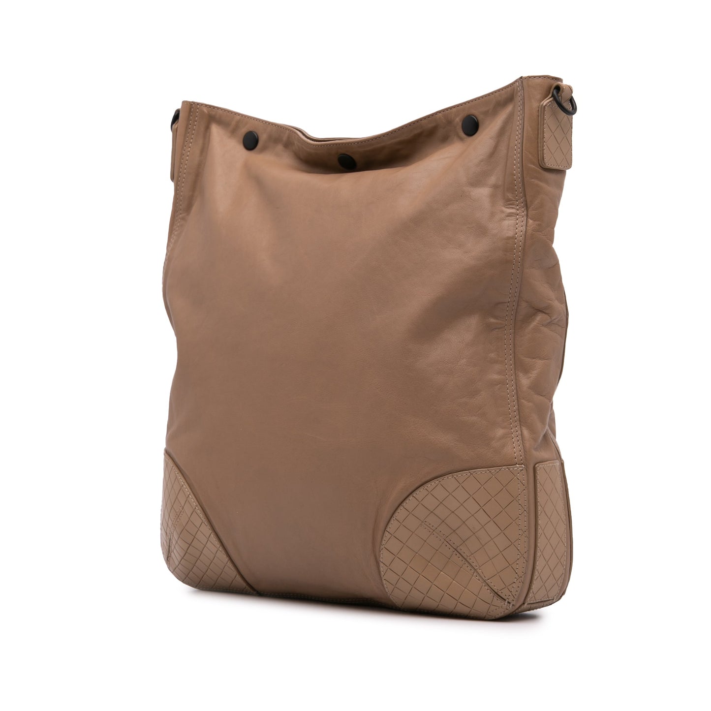 Bottega Veneta Intrecciomirage Trimmed Leather Crossbody