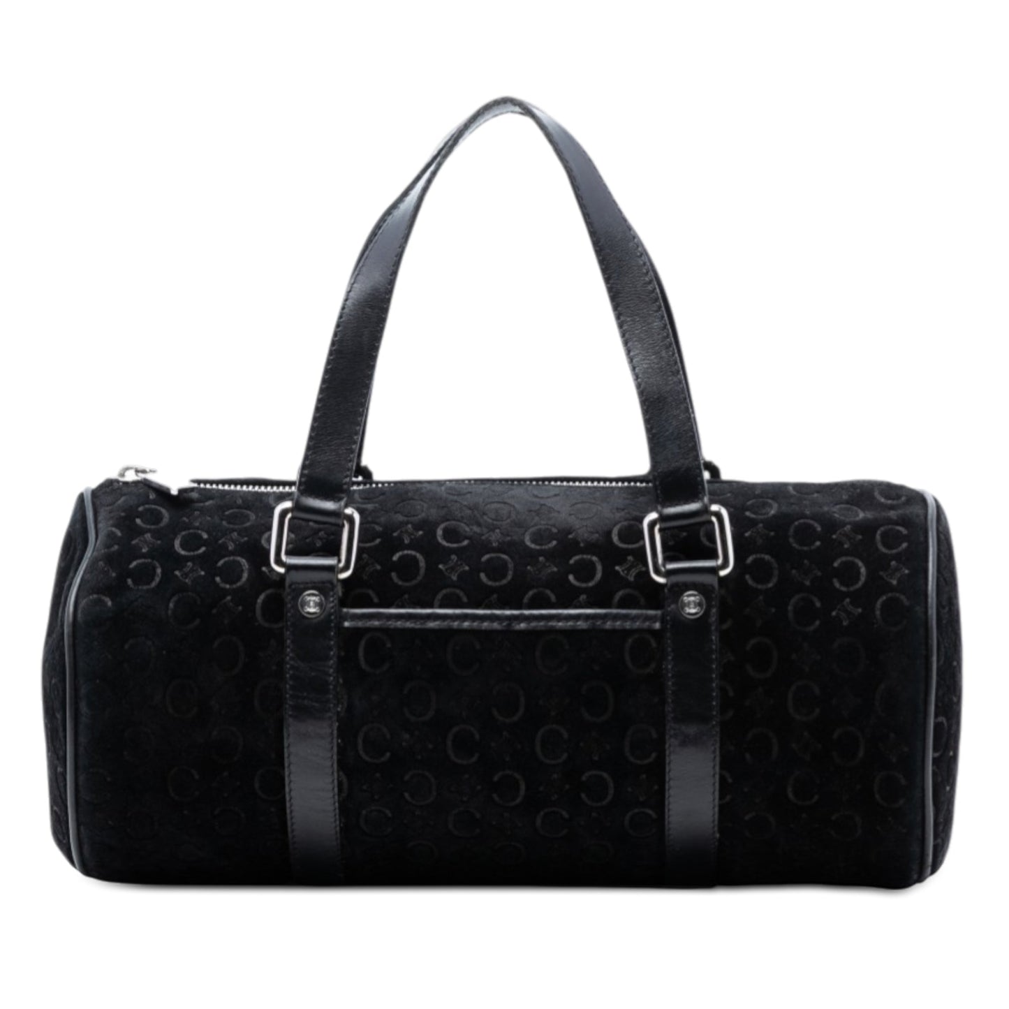Celine C Macadam Suede Handbag