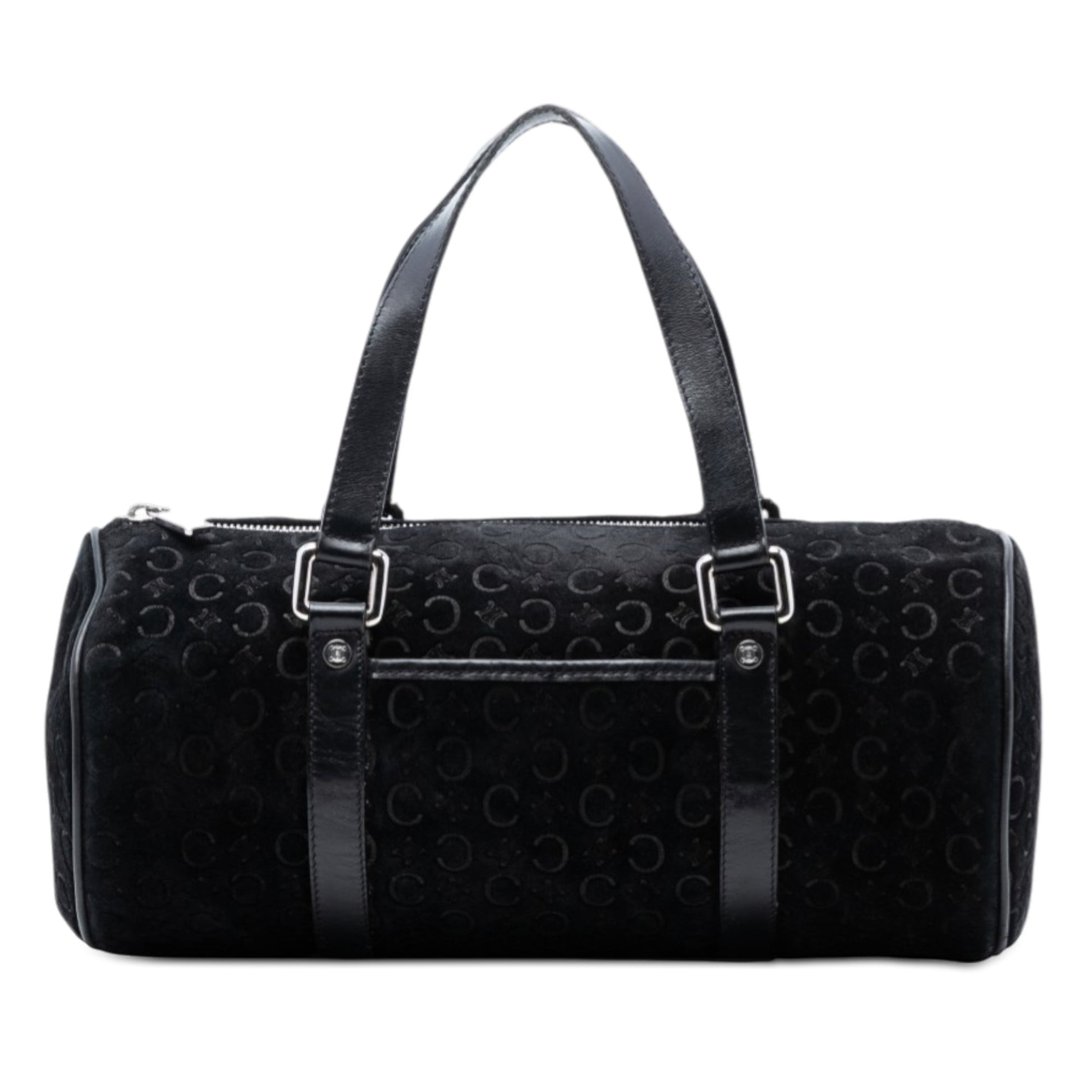 Celine C Macadam Suede Handbag