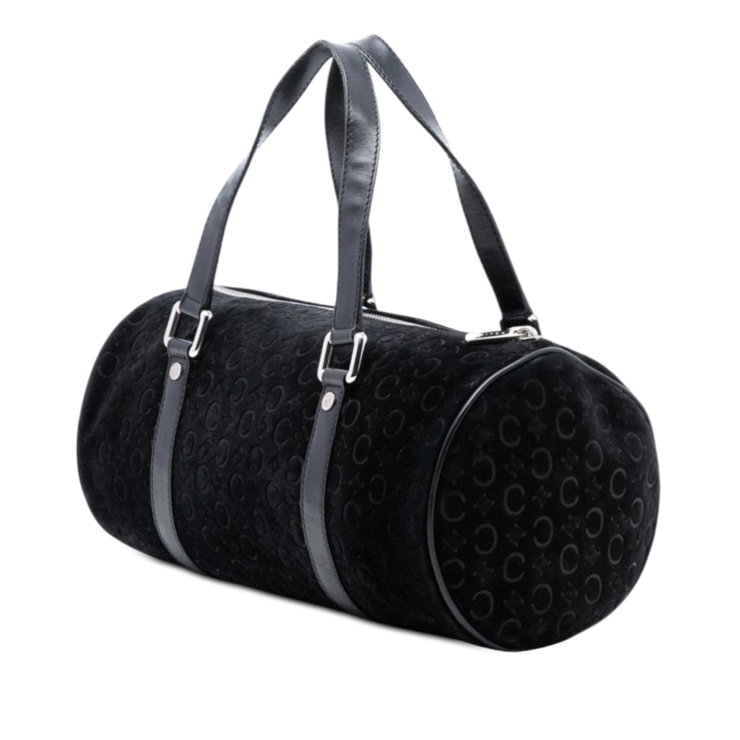 Celine C Macadam Suede Handbag