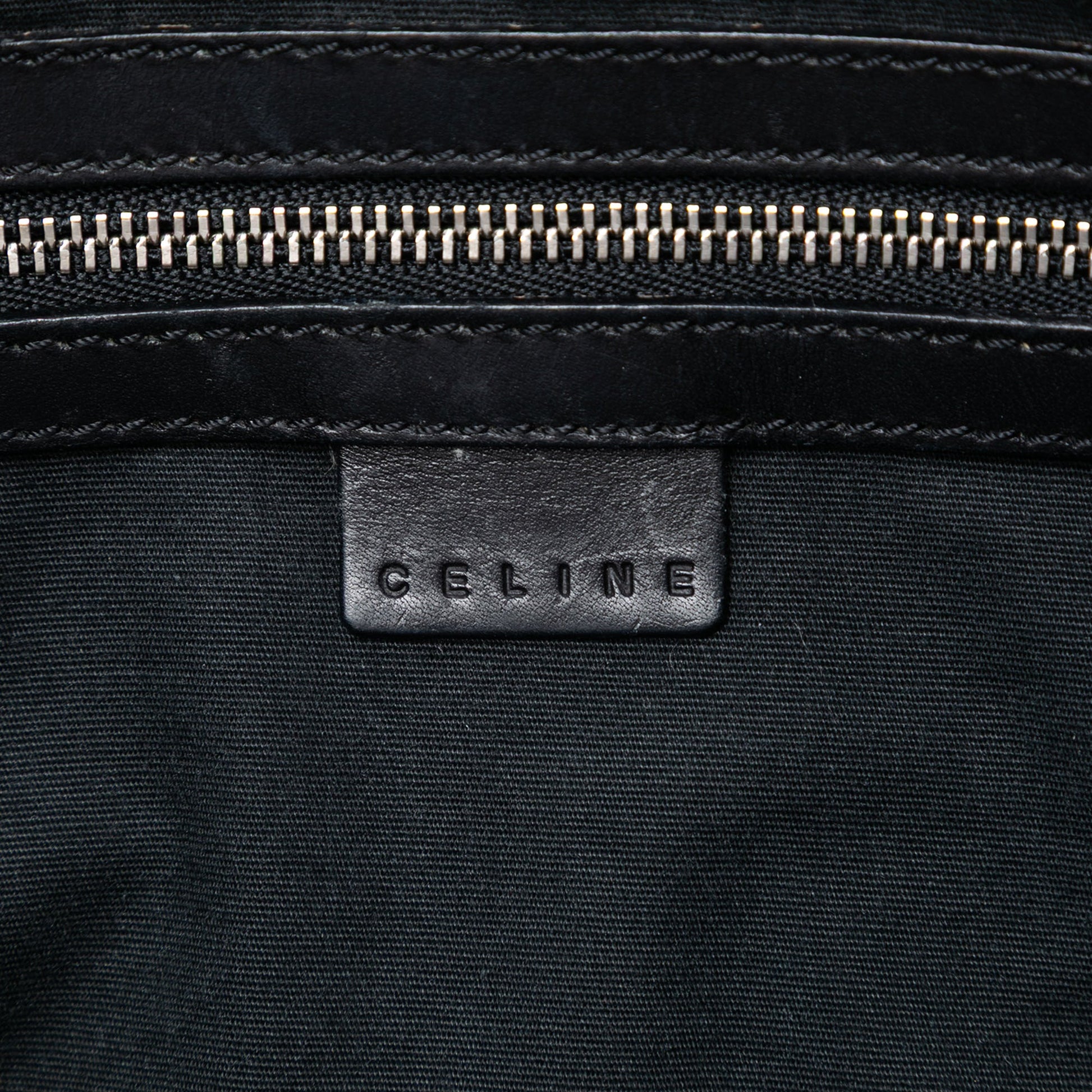 Celine C Macadam Suede Handbag