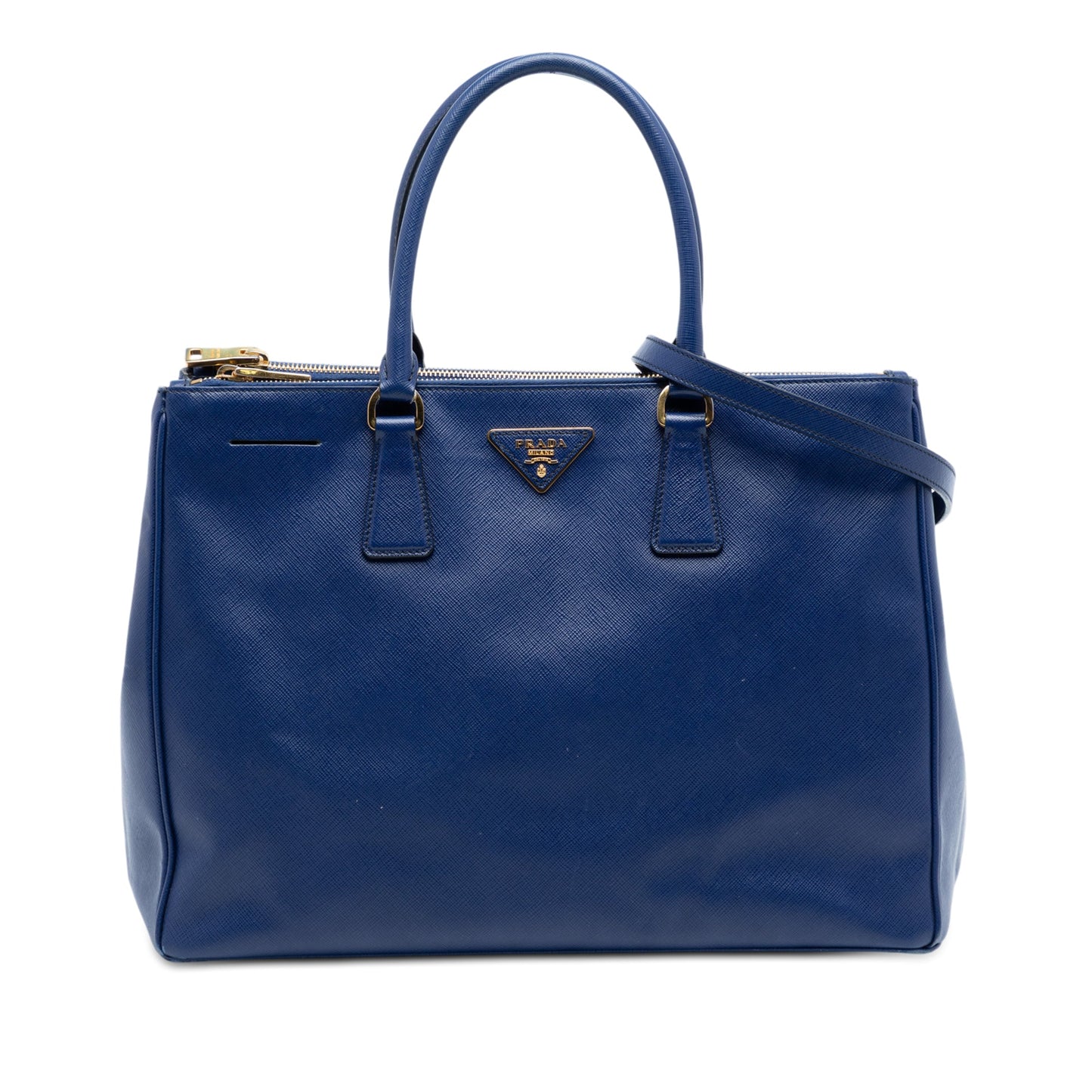 Prada Large Saffiano Lux Galleria Double Zip Tote