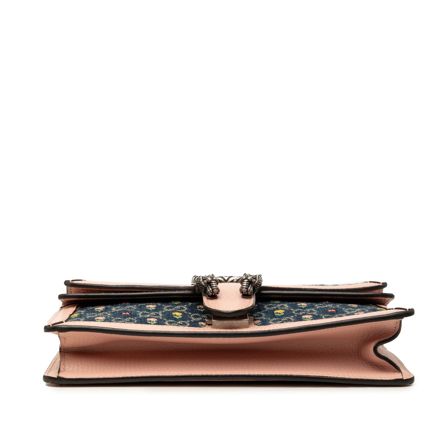 Gucci Limited Edition Medium GG Denim Embroidered Floral Dionysus Crossbody
