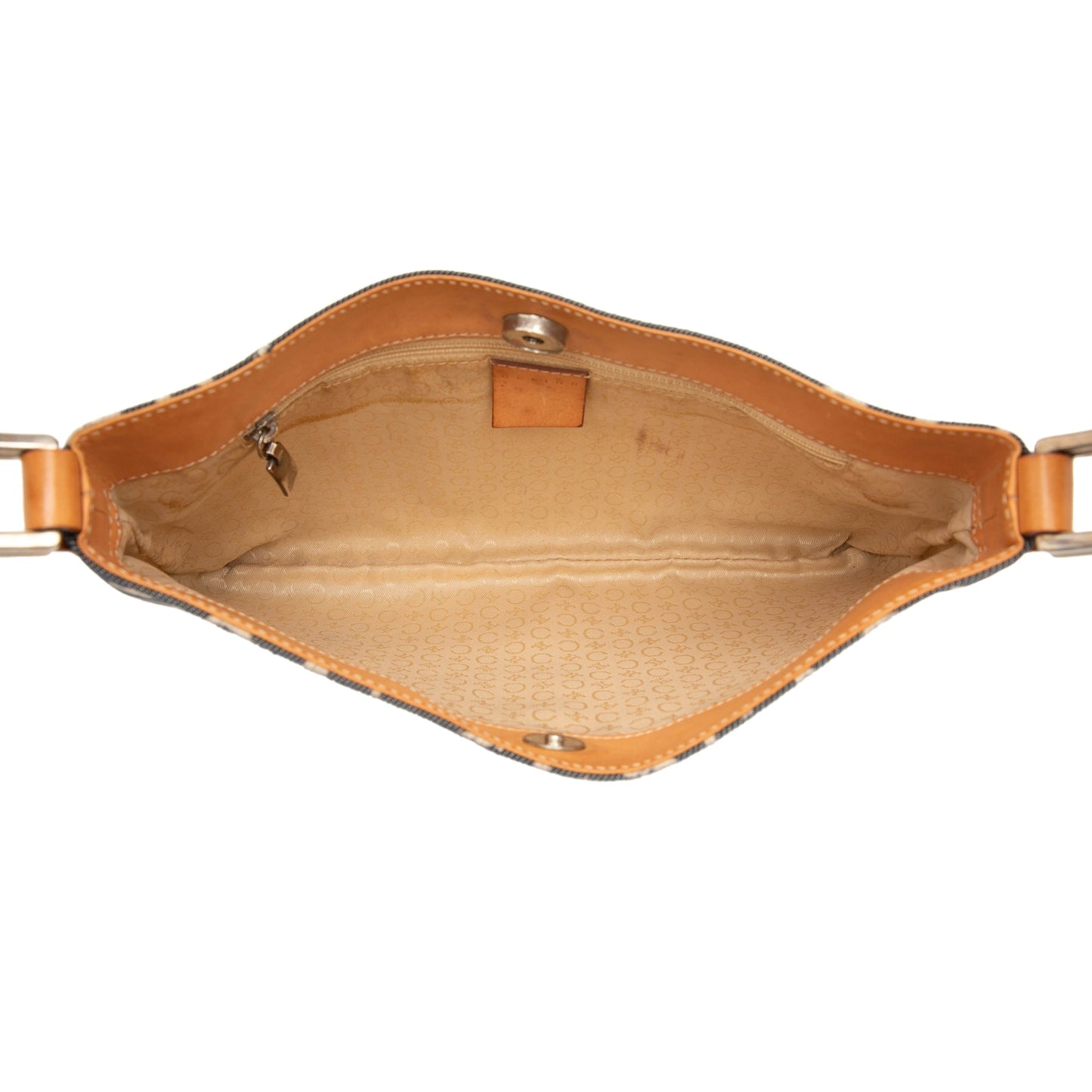 Celine C Macadam Denim Shoulder Bag