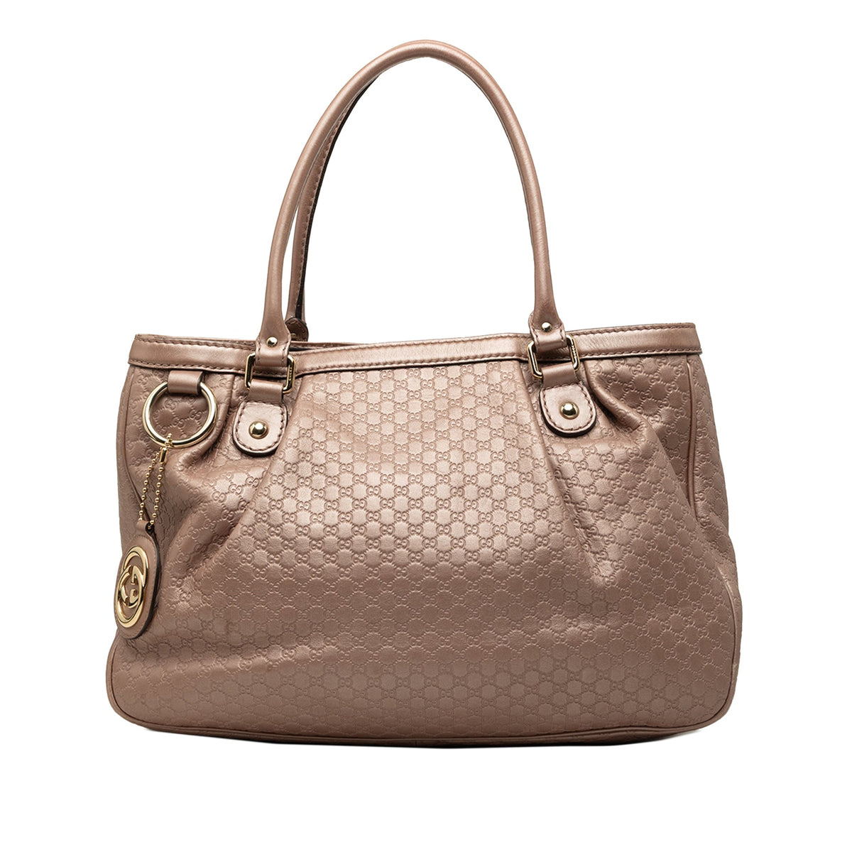 Gucci Metallic Microguccissima Sukey Tote
