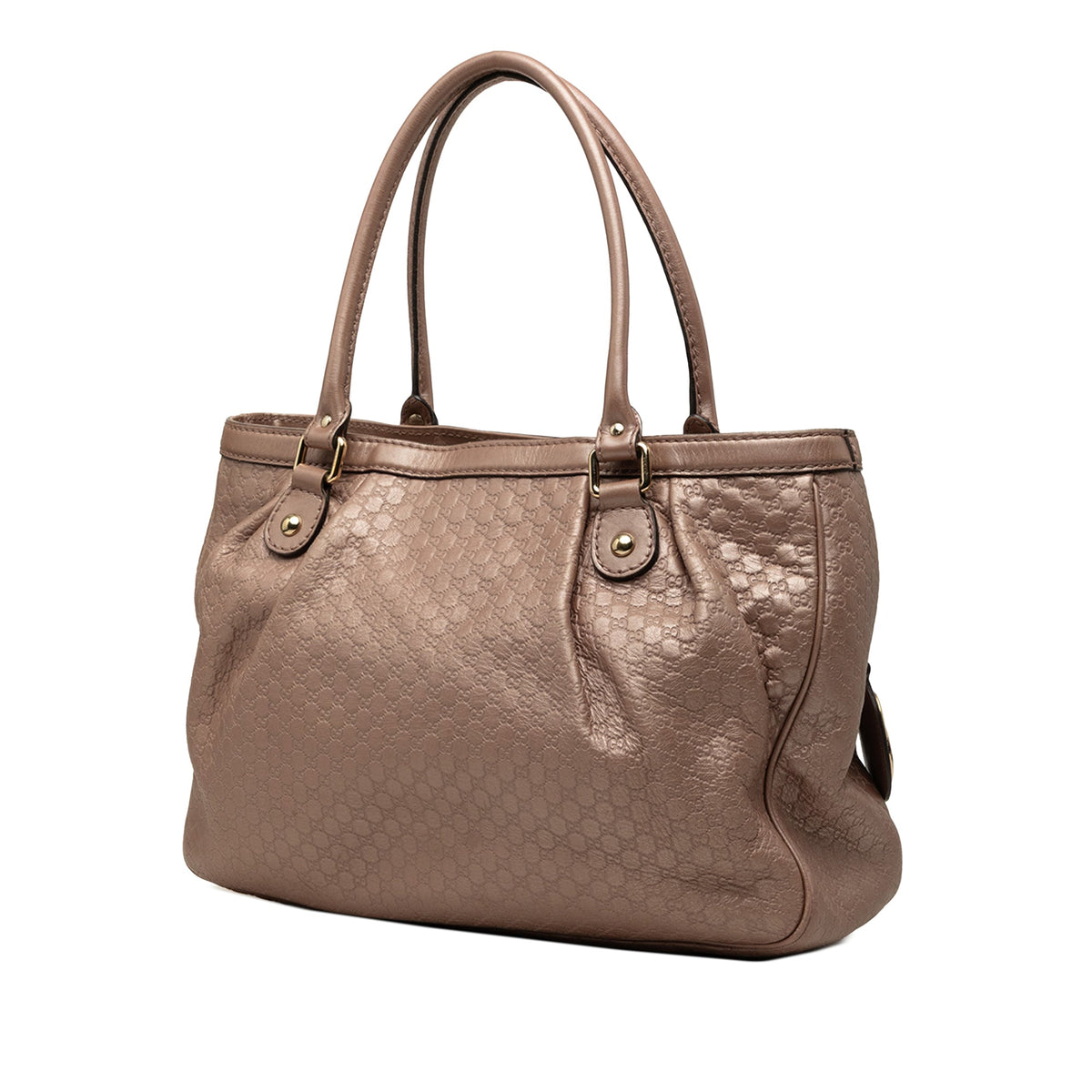 Gucci Metallic Microguccissima Sukey Tote
