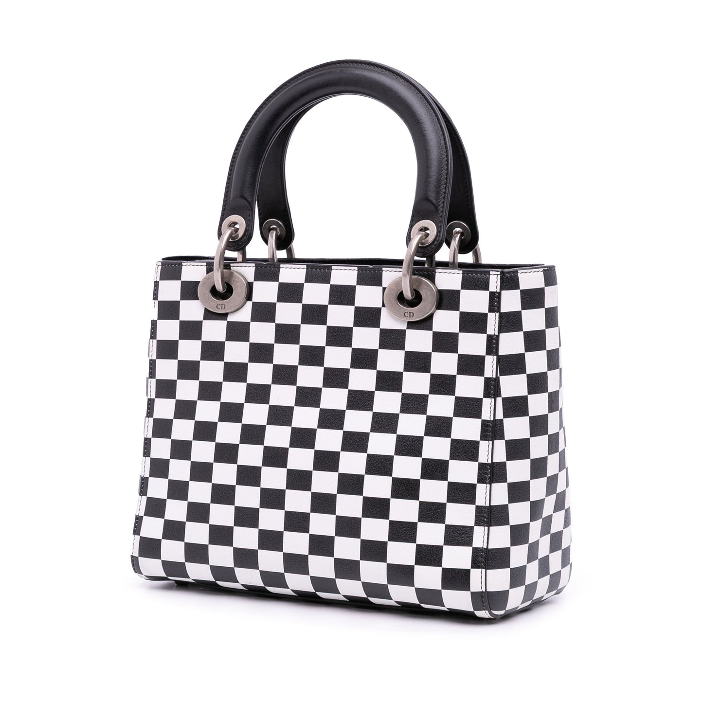 Dior Medium Calfskin Checkered Lady Dior