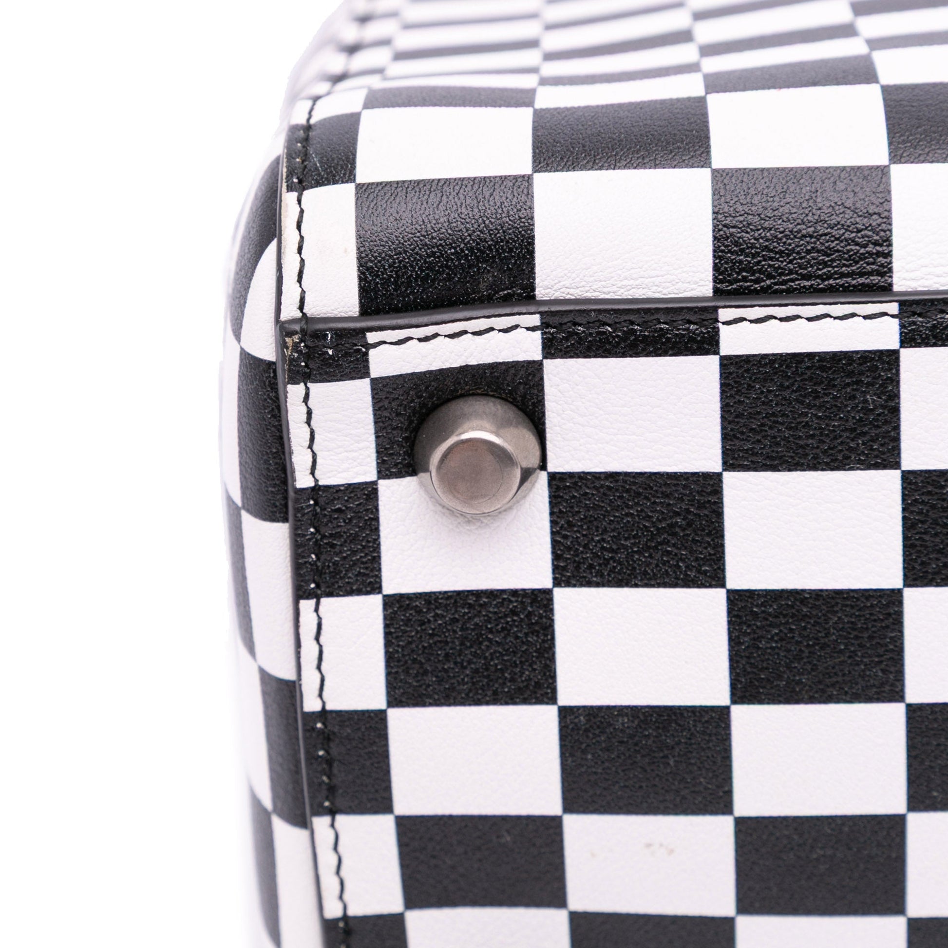Dior Medium Calfskin Checkered Lady Dior