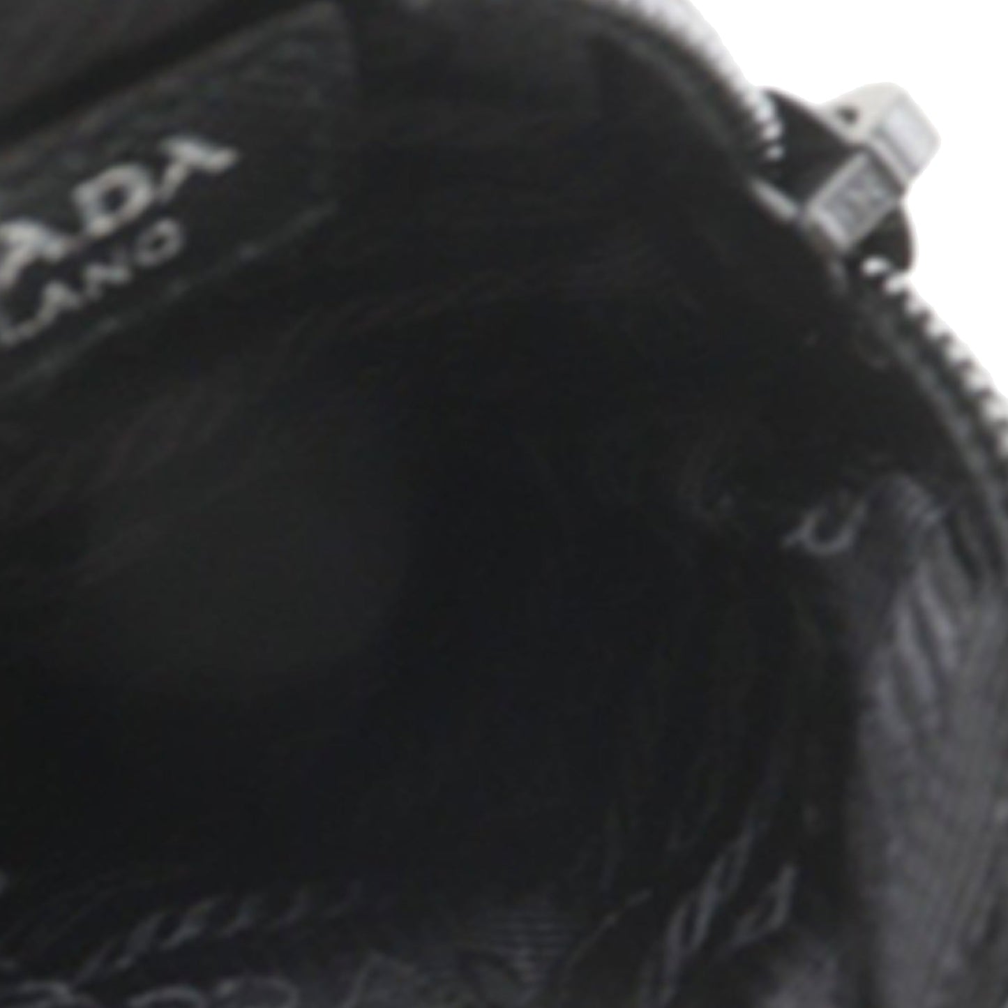 Prada Saffiano Trimmed Re Nylon Zip Double Buckle Messenger Bag