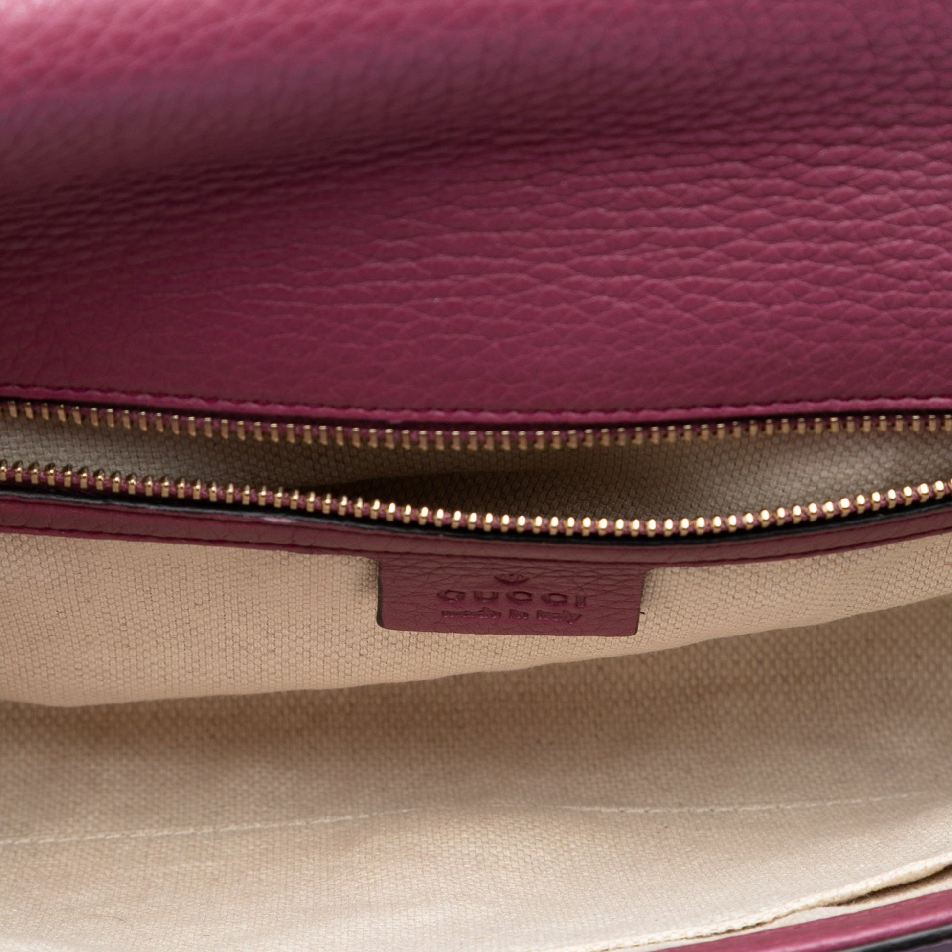 Gucci Leather Soho Disco Clutch