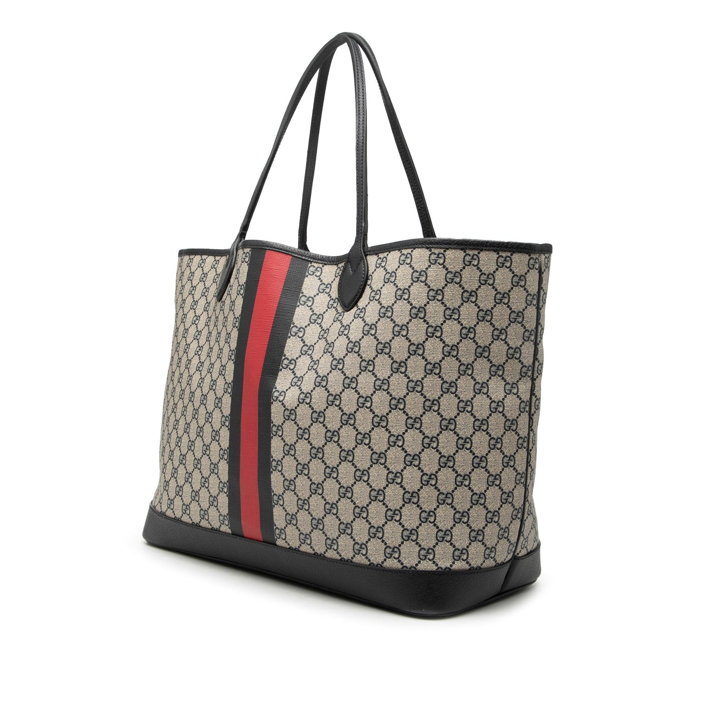 Large GG Supreme Web Ophidia Shopper Tote