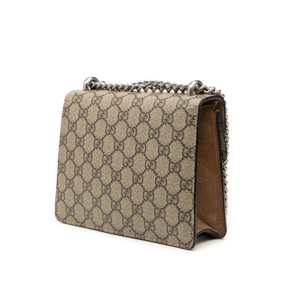 Gucci Small GG Supreme Dionysus Crossbody — Beige