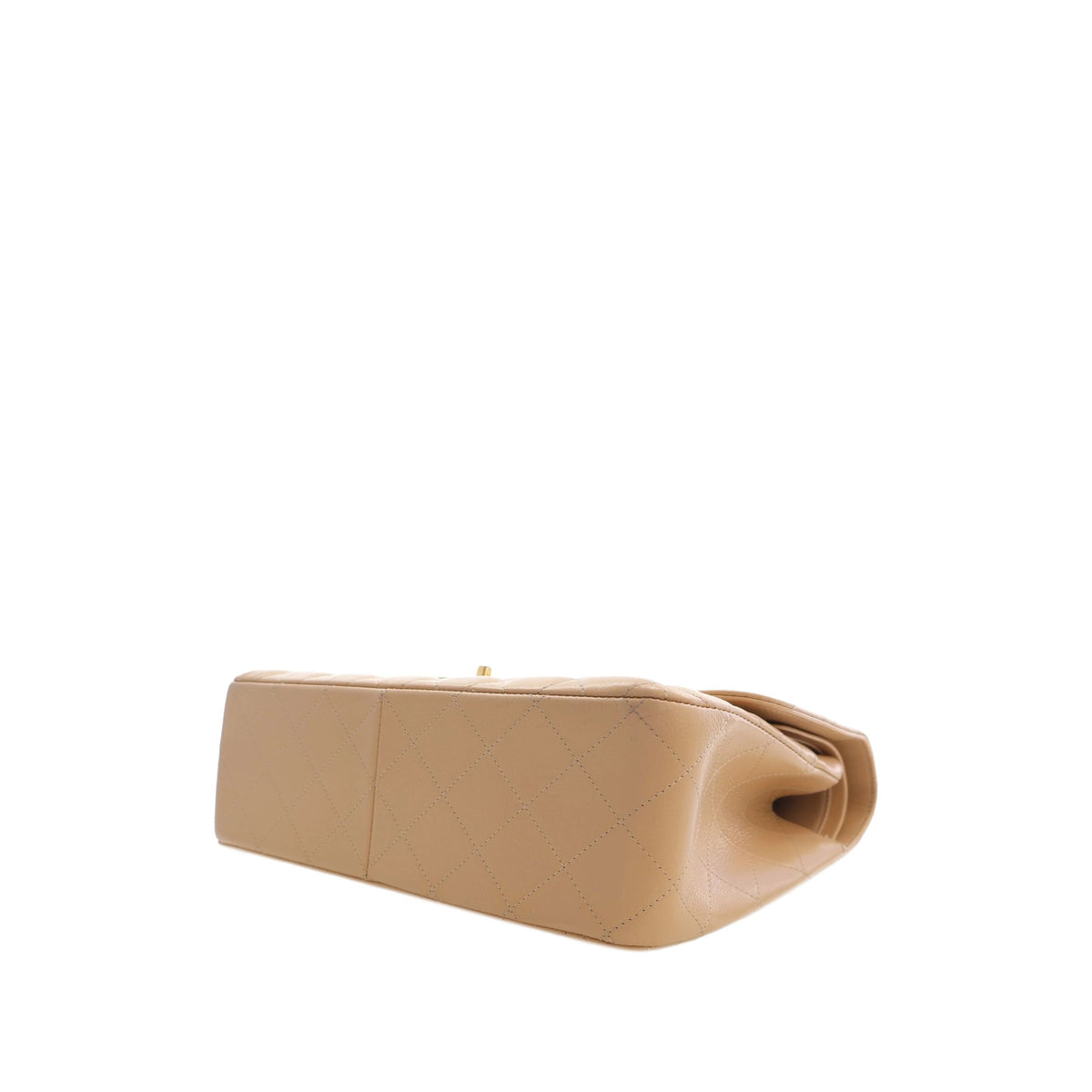Chanel Jumbo Classic Caviar Double Flap — Beige