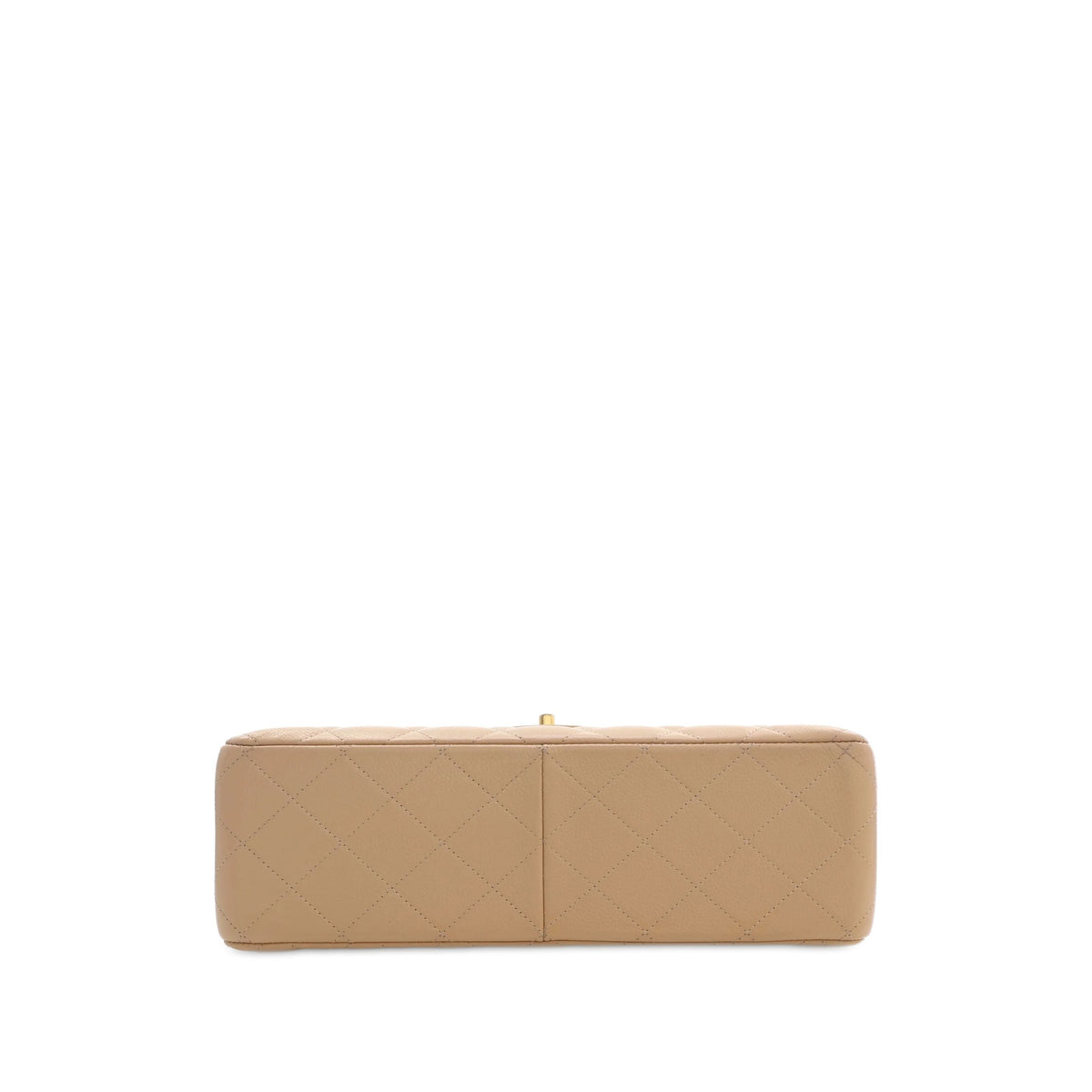 Chanel Jumbo Classic Caviar Double Flap — Beige