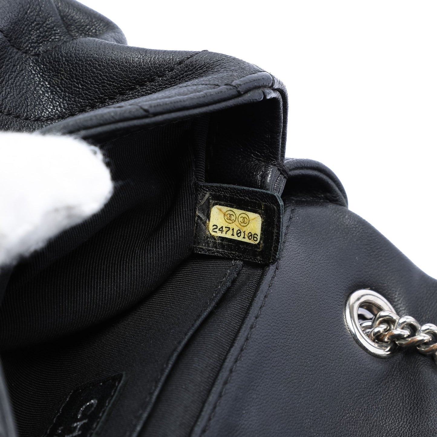 Chanel Mini CC Chevron Calfskin Single Flap