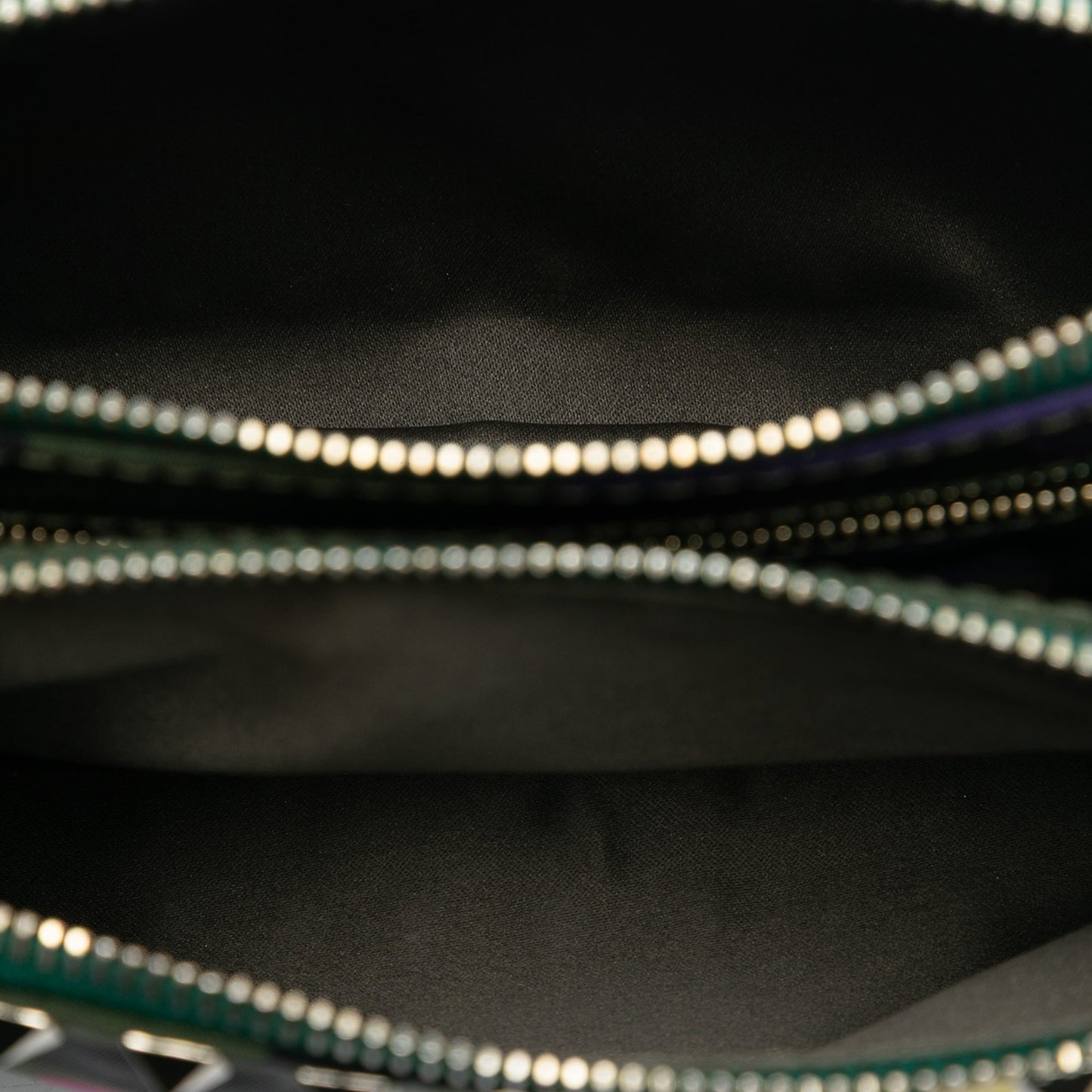 Valentino Nylon Rockstud Camouflage Double Zip Clutch