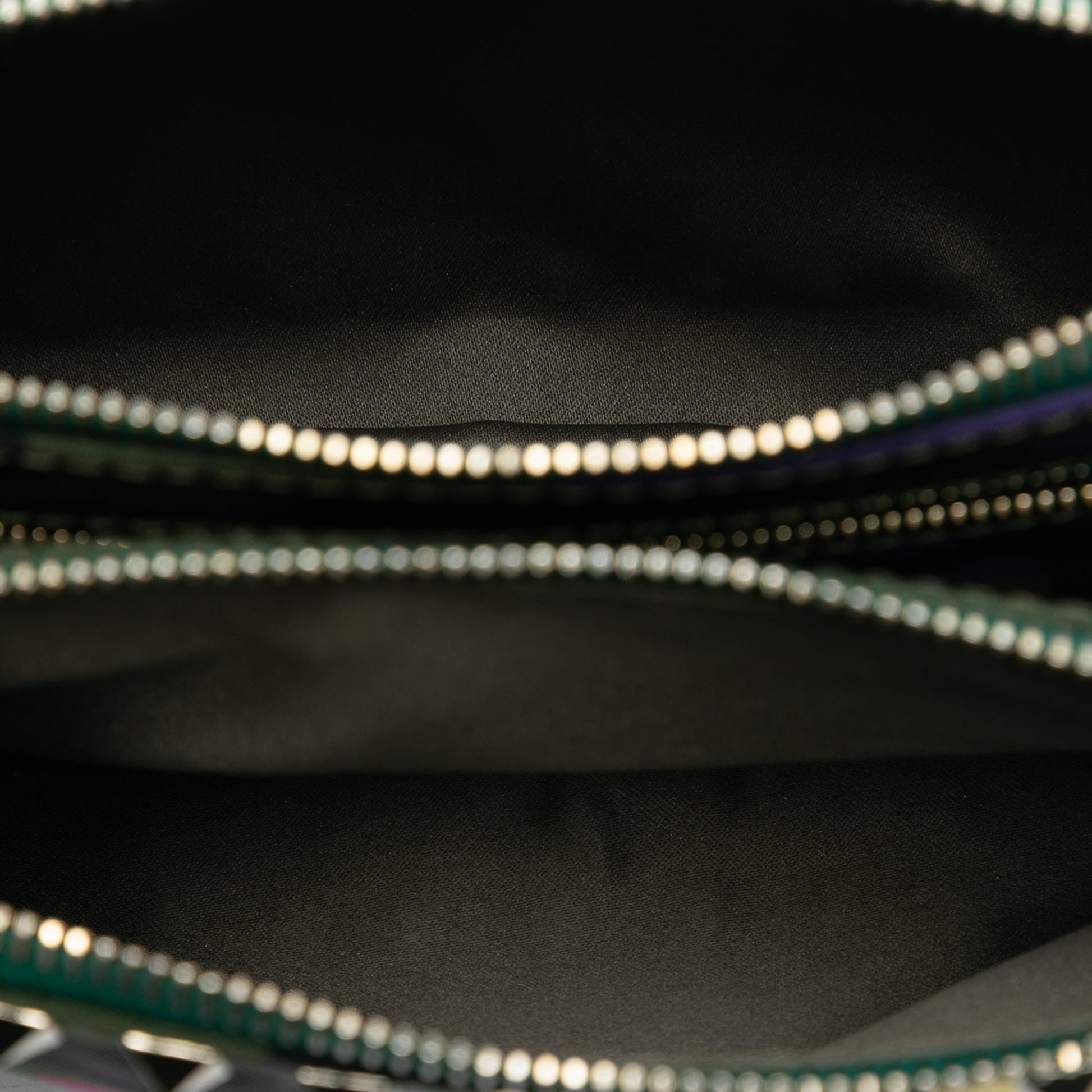 Valentino Nylon Rockstud Camouflage Double Zip Clutch