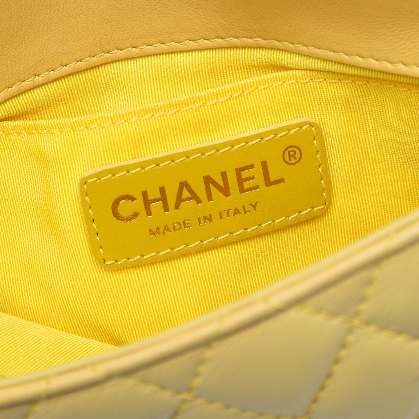 Chanel CC Quilted Lambskin Side Packs Flap
