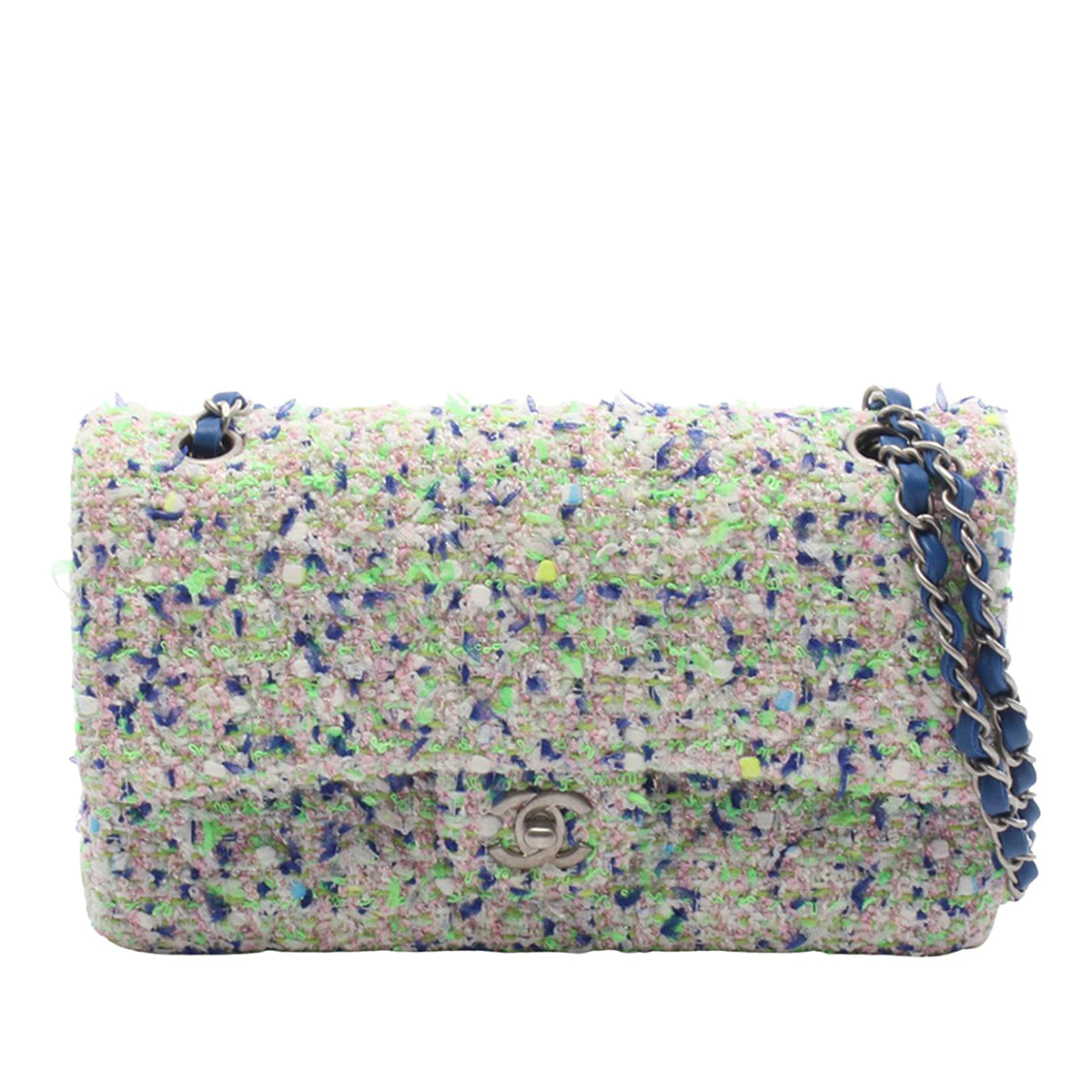 Chanel Medium Classic Tweed Double Flap