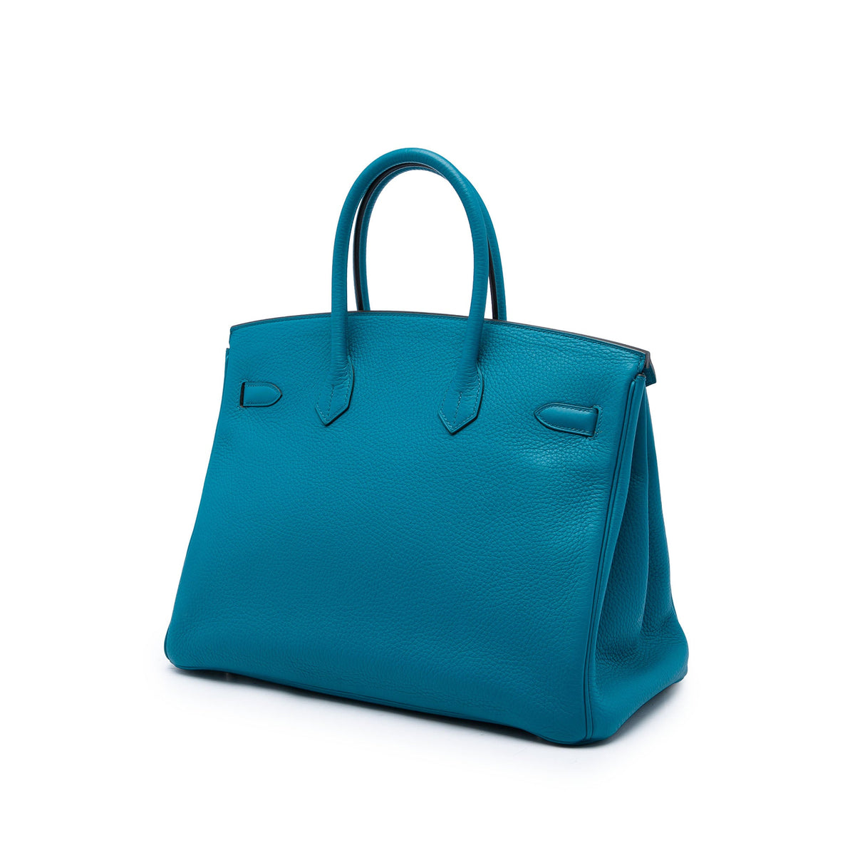 Hermès Clemence Birkin Retourne 35 — Blue