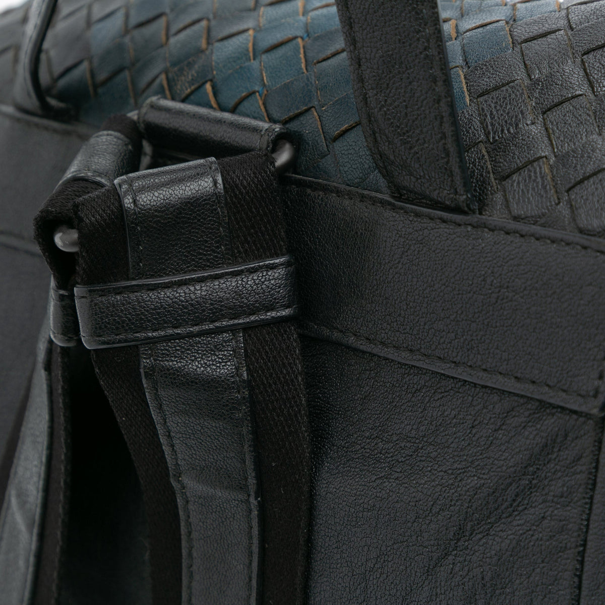 Bottega Veneta Nappa Intrecciato Drawstring Flap Backpack