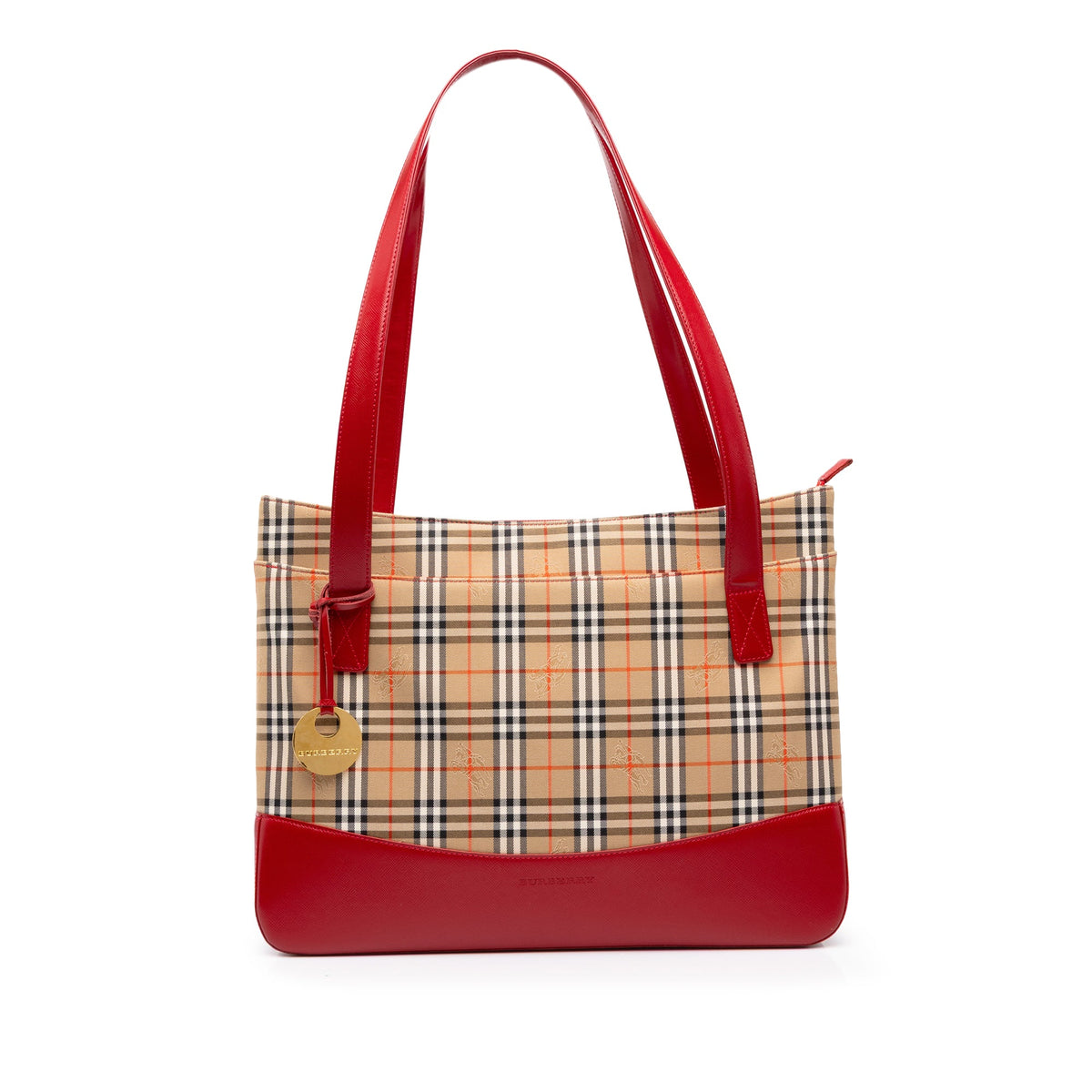 Burberry Haymarket Check Canvas Tote