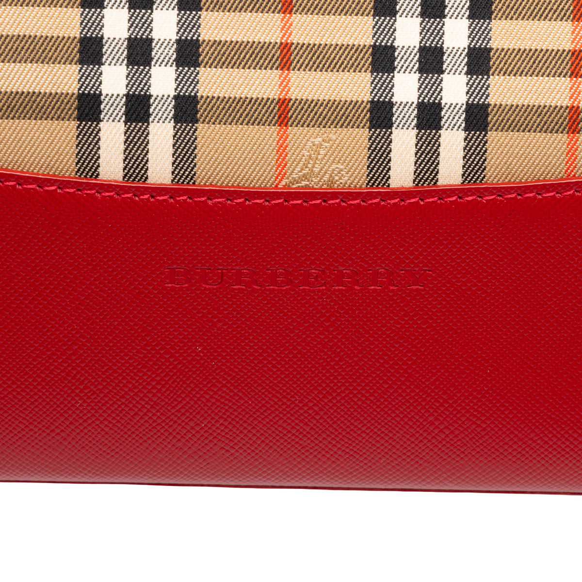 Burberry Haymarket Check Canvas Tote