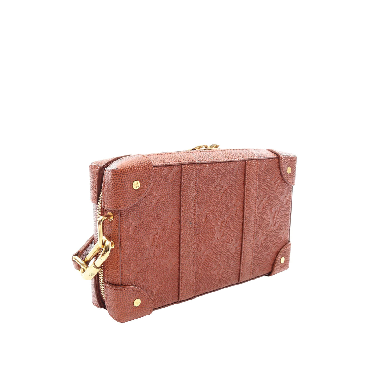 Louis Vuitton x NBA Leather Soft Trunk Wallet on Strap — Brown