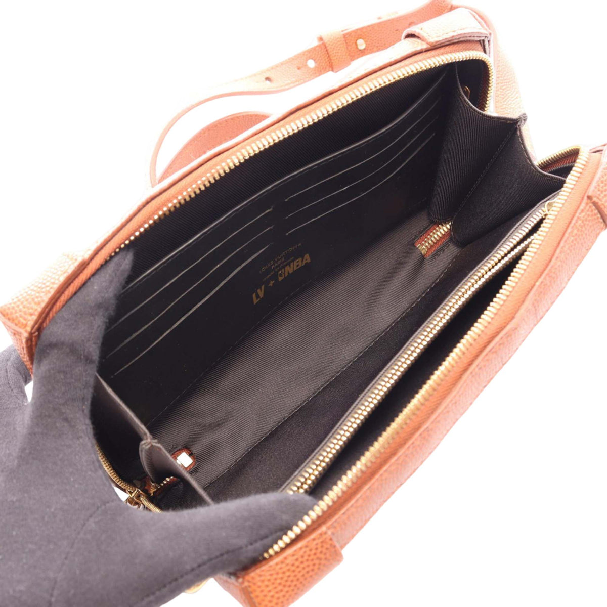 Louis Vuitton x NBA Leather Soft Trunk Wallet on Strap — Brown