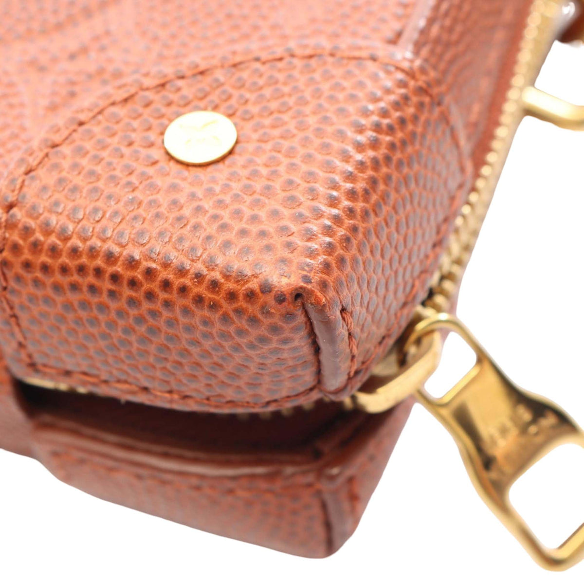 Louis Vuitton x NBA Leather Soft Trunk Wallet on Strap — Brown