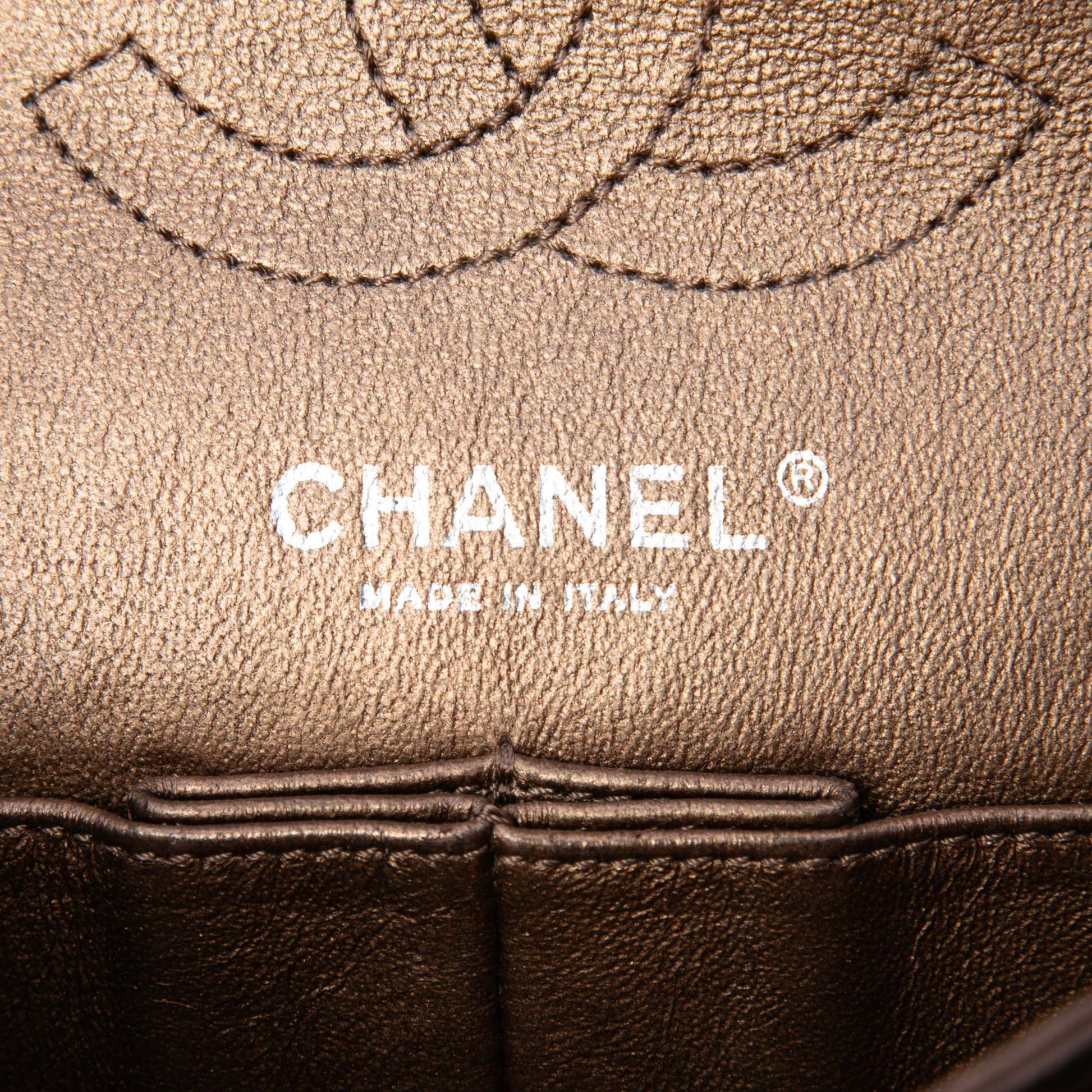 Chanel Metallic Aged Calfskin Reissue 2.55 Double Flap 224