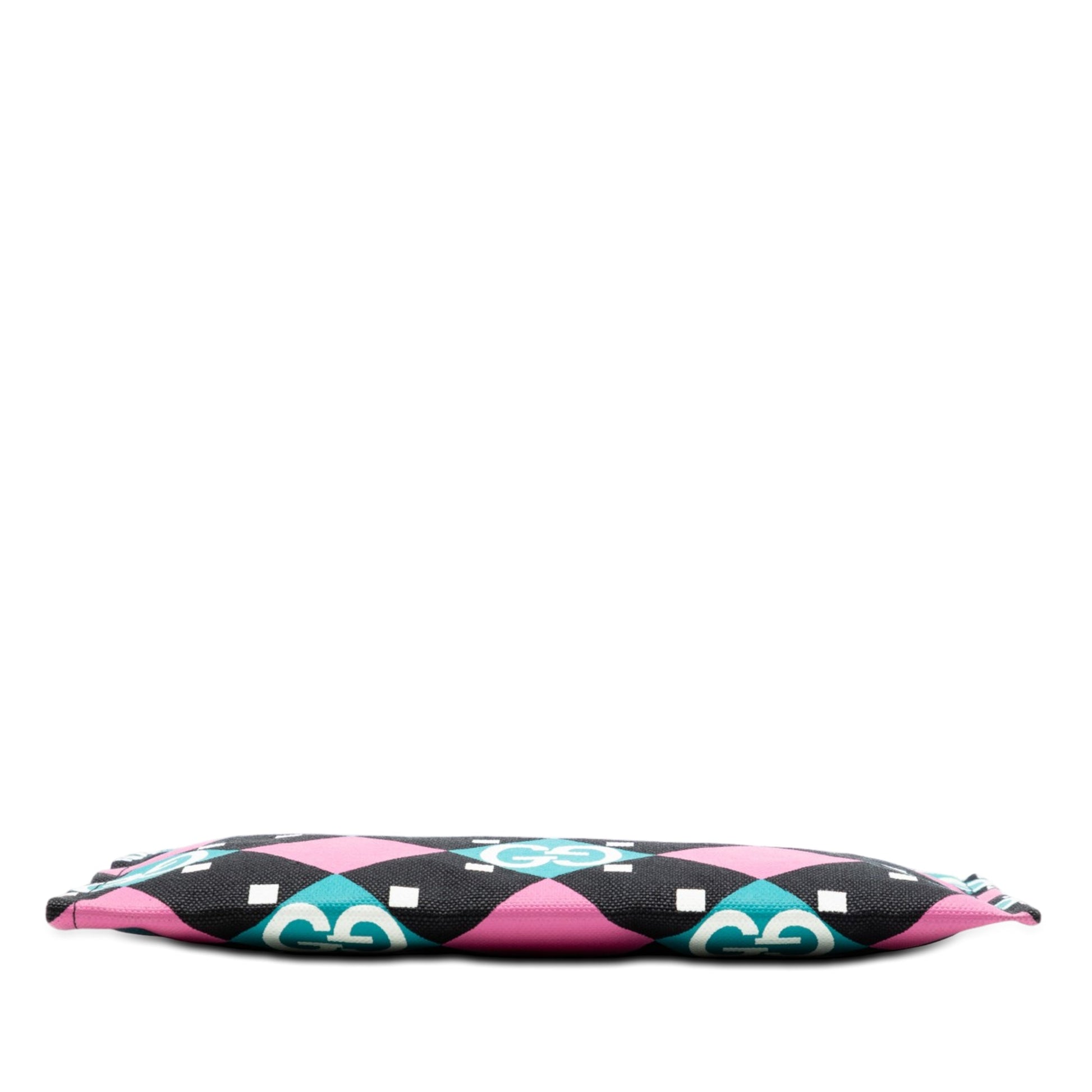 Gucci Jumbo GG Canvas Geometric Print Clutch