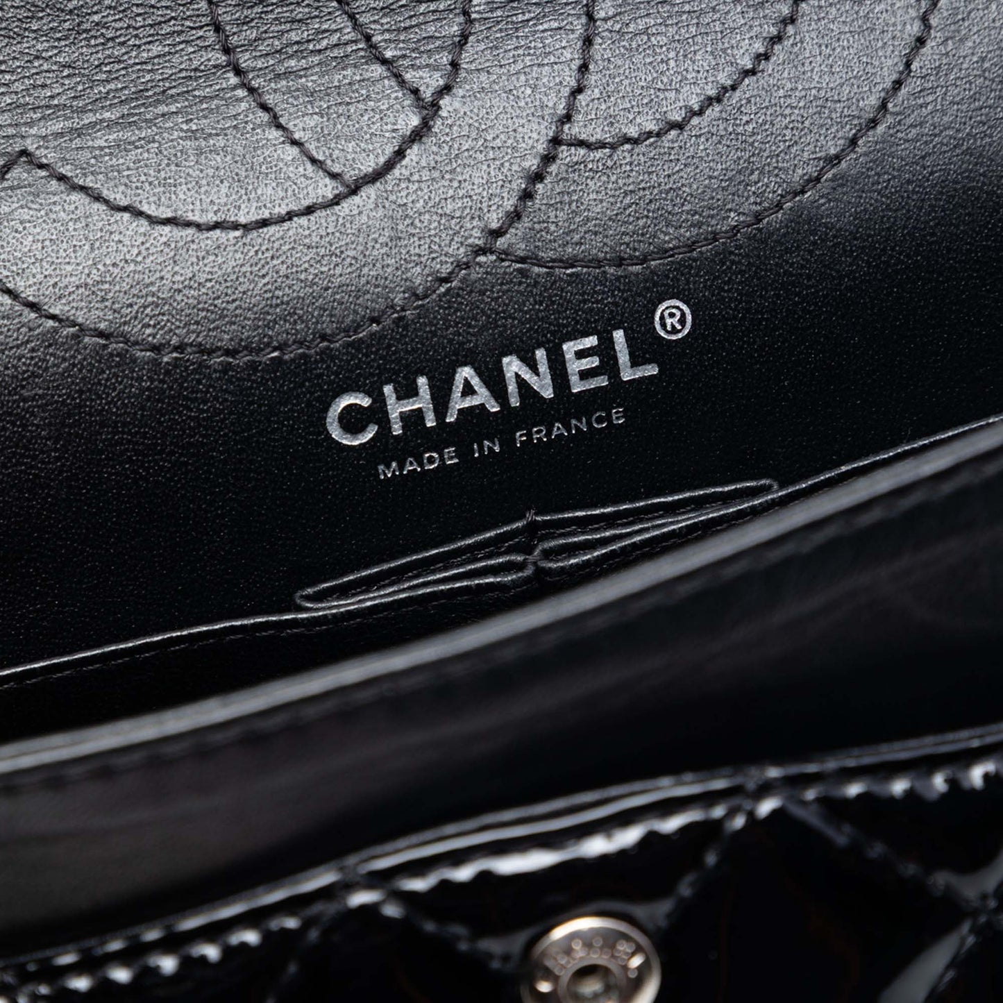 Chanel Quilted Patent Reissue 2.55 Double Flap 226