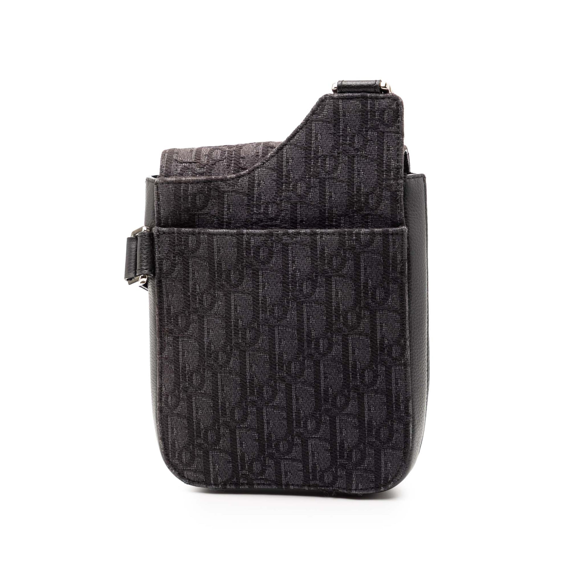 Dior Oblique Canvas Saddle Pouch Crossbody