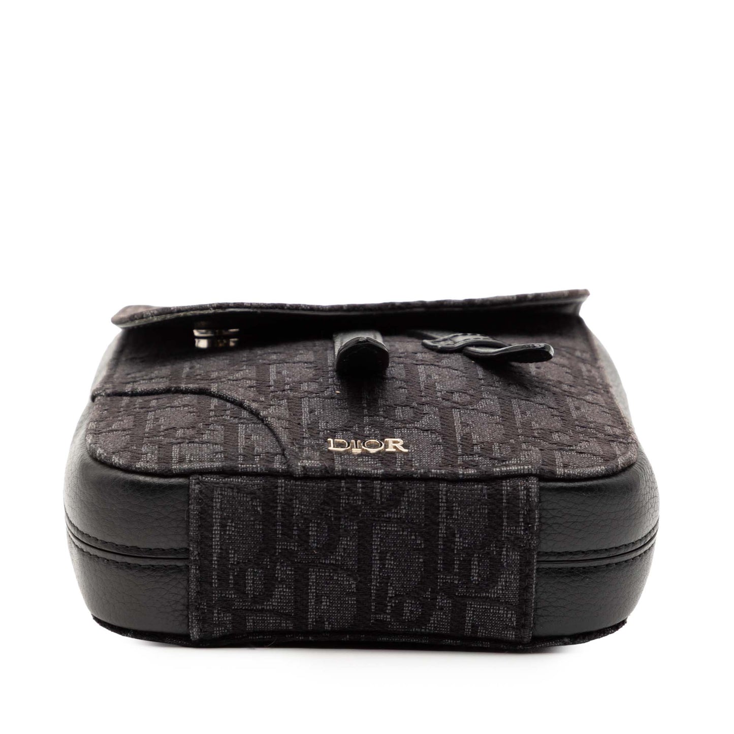 Dior Oblique Canvas Saddle Pouch Crossbody