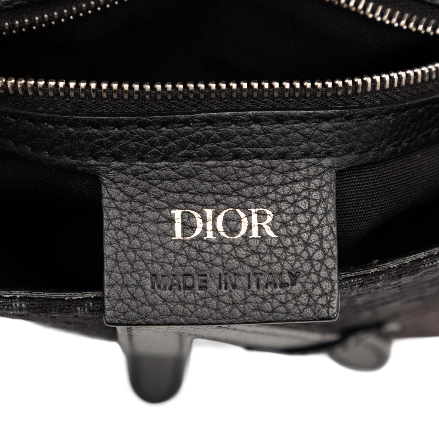 Dior Oblique Canvas Saddle Pouch Crossbody