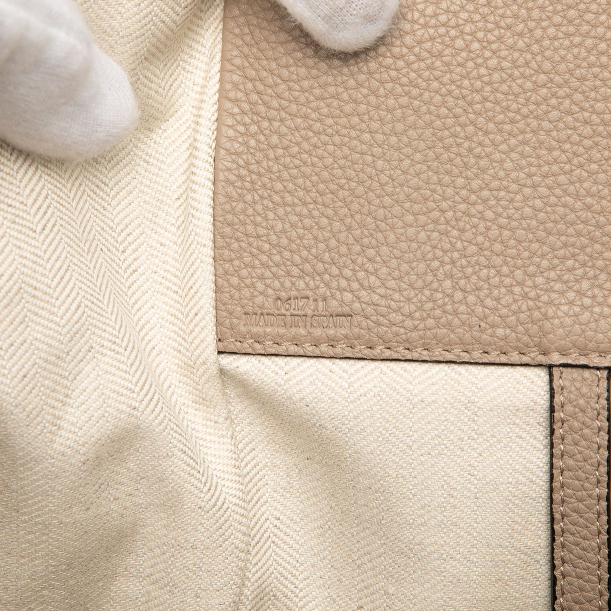 LOEWE Medium Grained Calfskin Hammock Satchel
