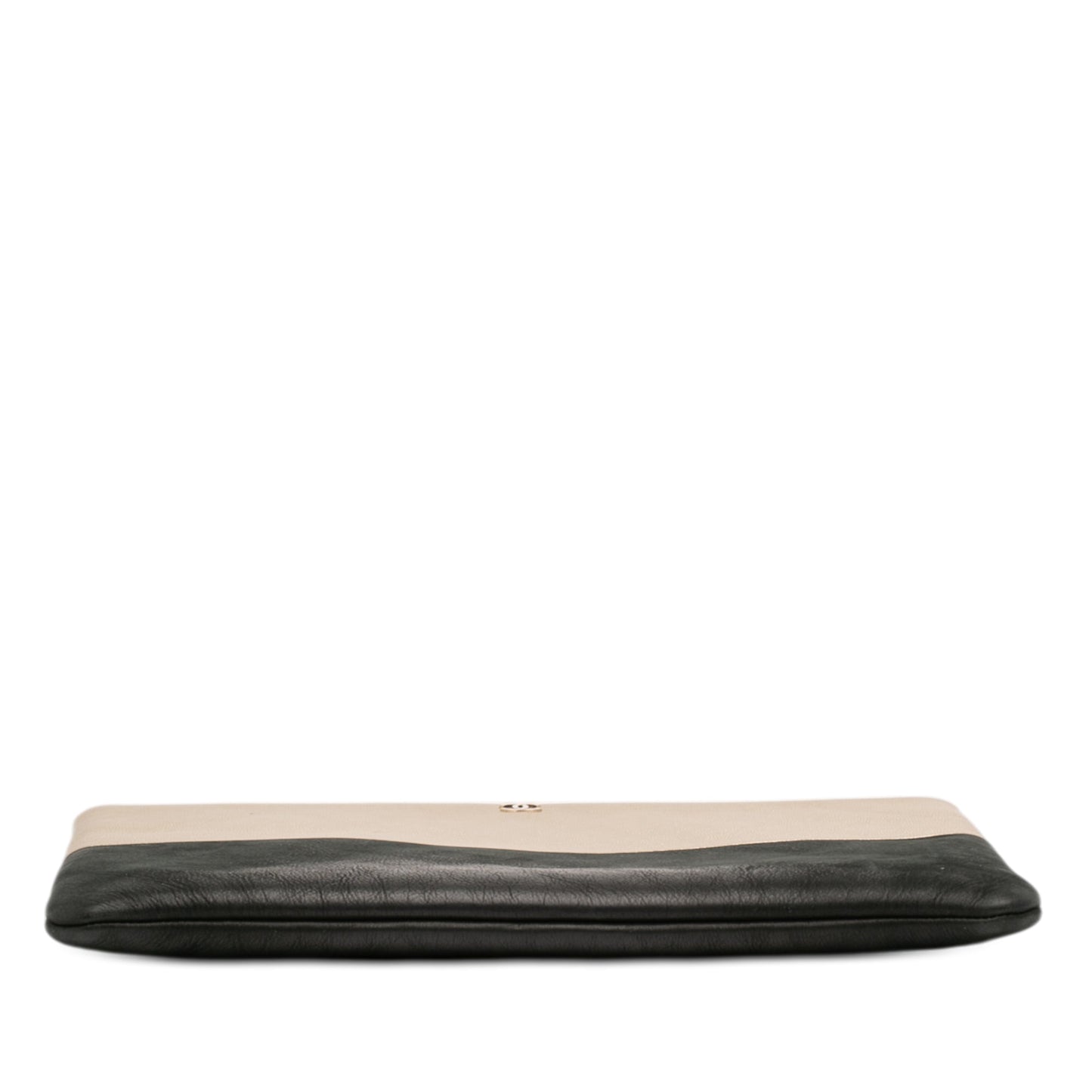 Chanel Large Bicolor Caviar and Iridescent Calfskin O Case Clutch