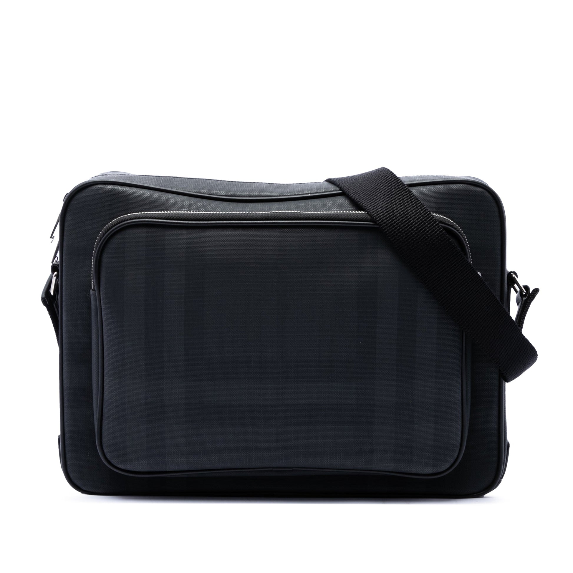Burberry London Check Coated Canvas Marlon Messenger Bag